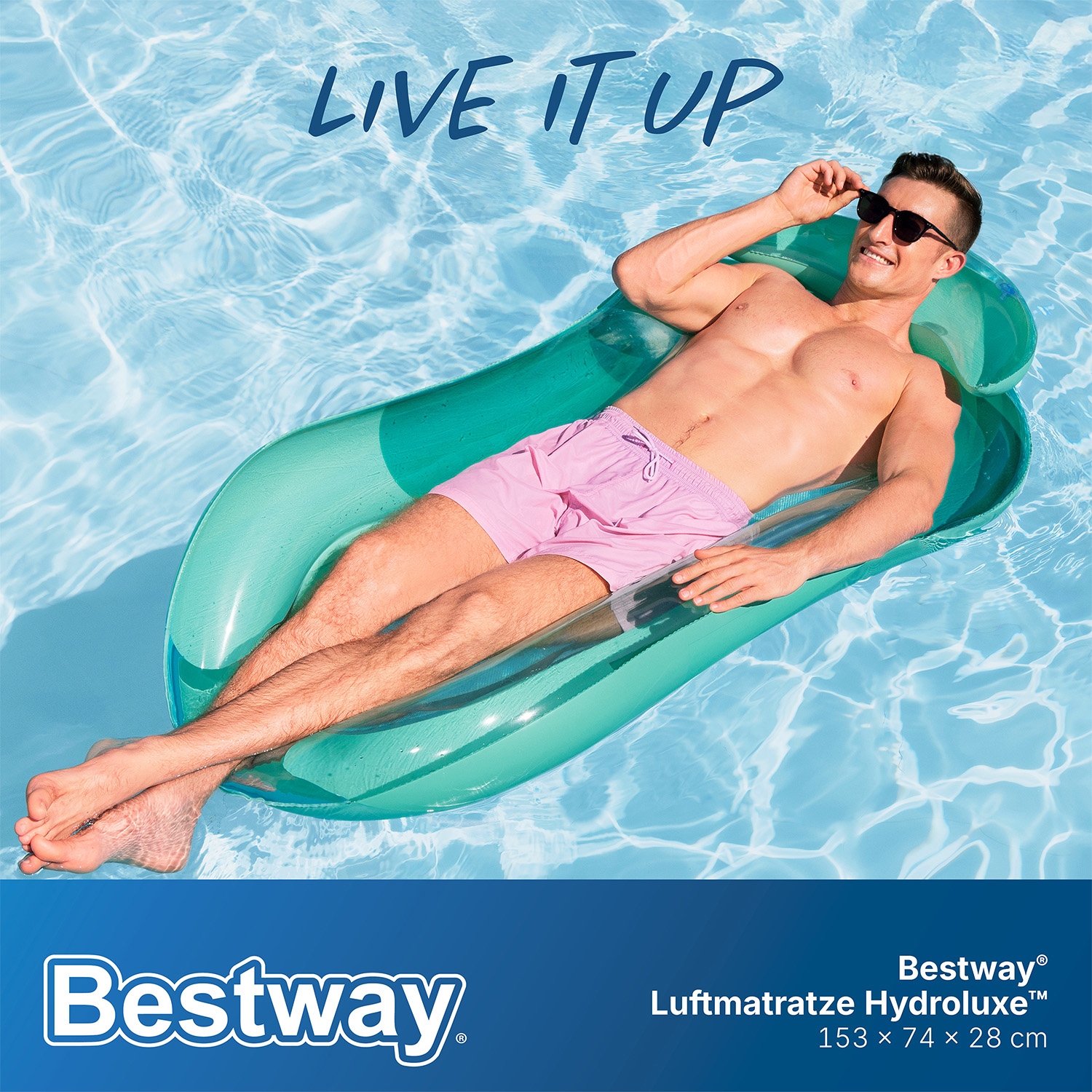 Luftmatratze Hydroluxe™ 160 x 84 cm, Grün