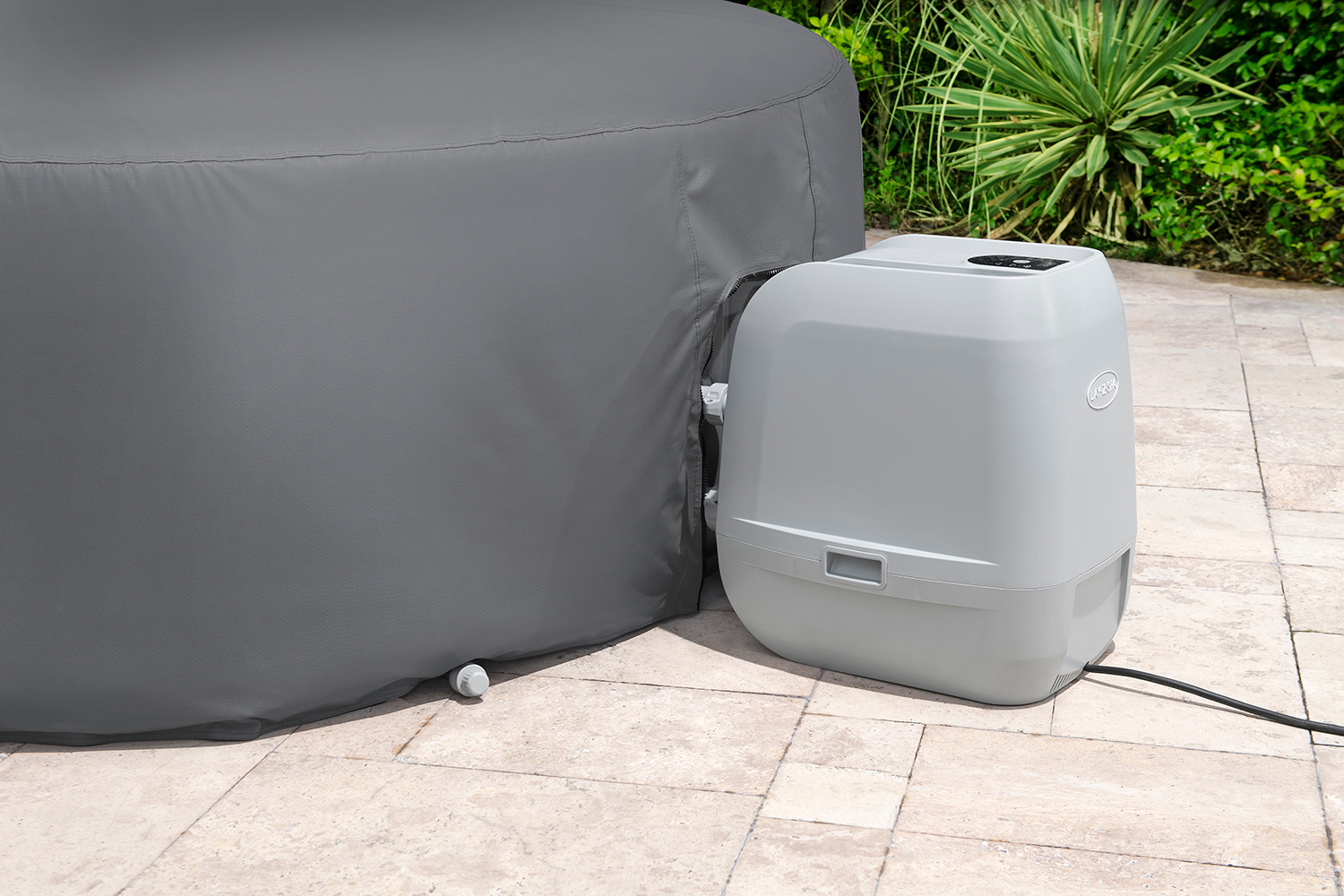 LAY-Z-SPA® Xtras EnergySense™ Plus Thermo-Komplettabdeckung Ø 216 x 80 cm, rund LAY-Z-SPA® Xtras EnergySense™ Plus Thermo-Komplettabdeckung Ø 216 x 80 cm, rund