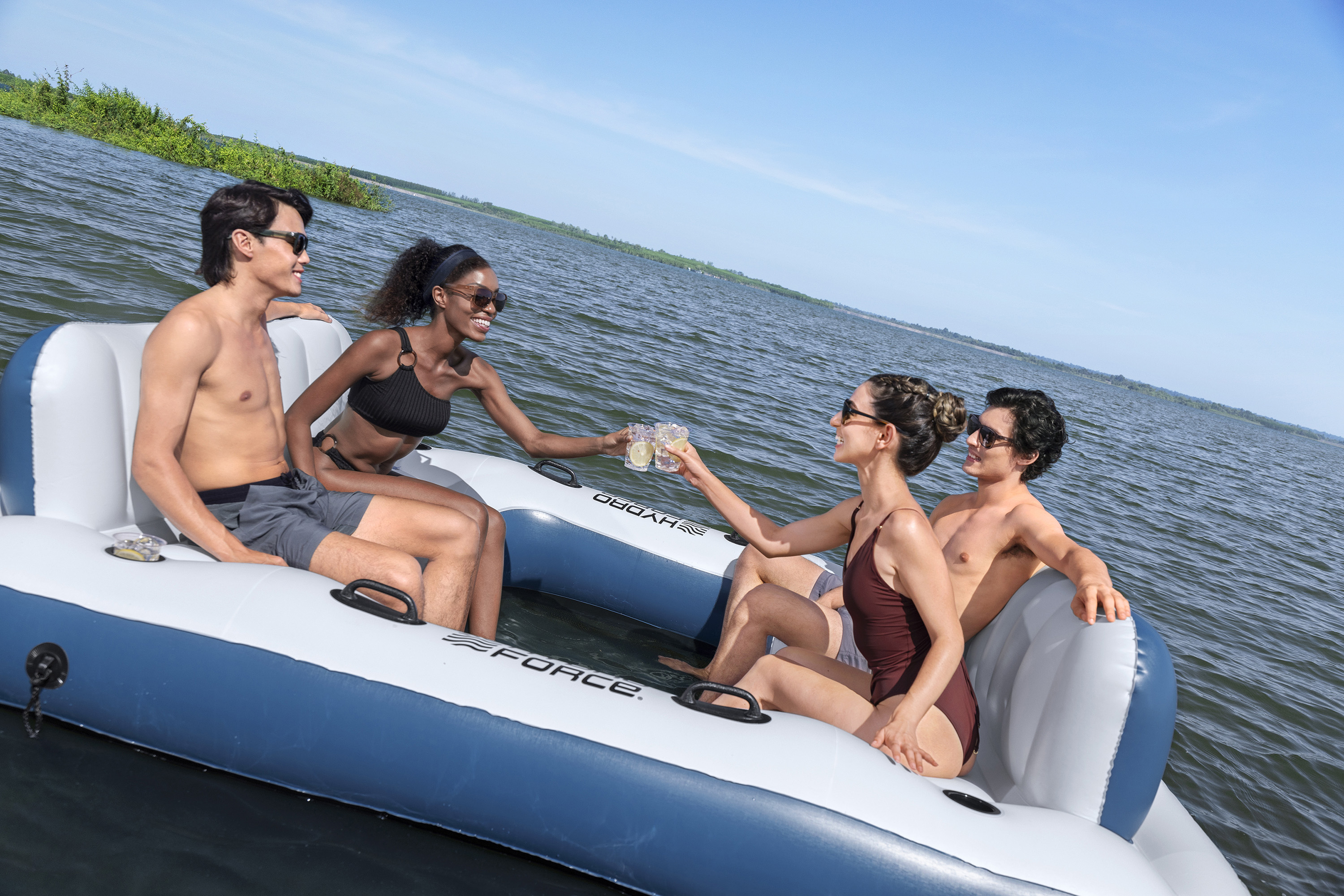 Badeinsel Poolparty  280 x 200 cm