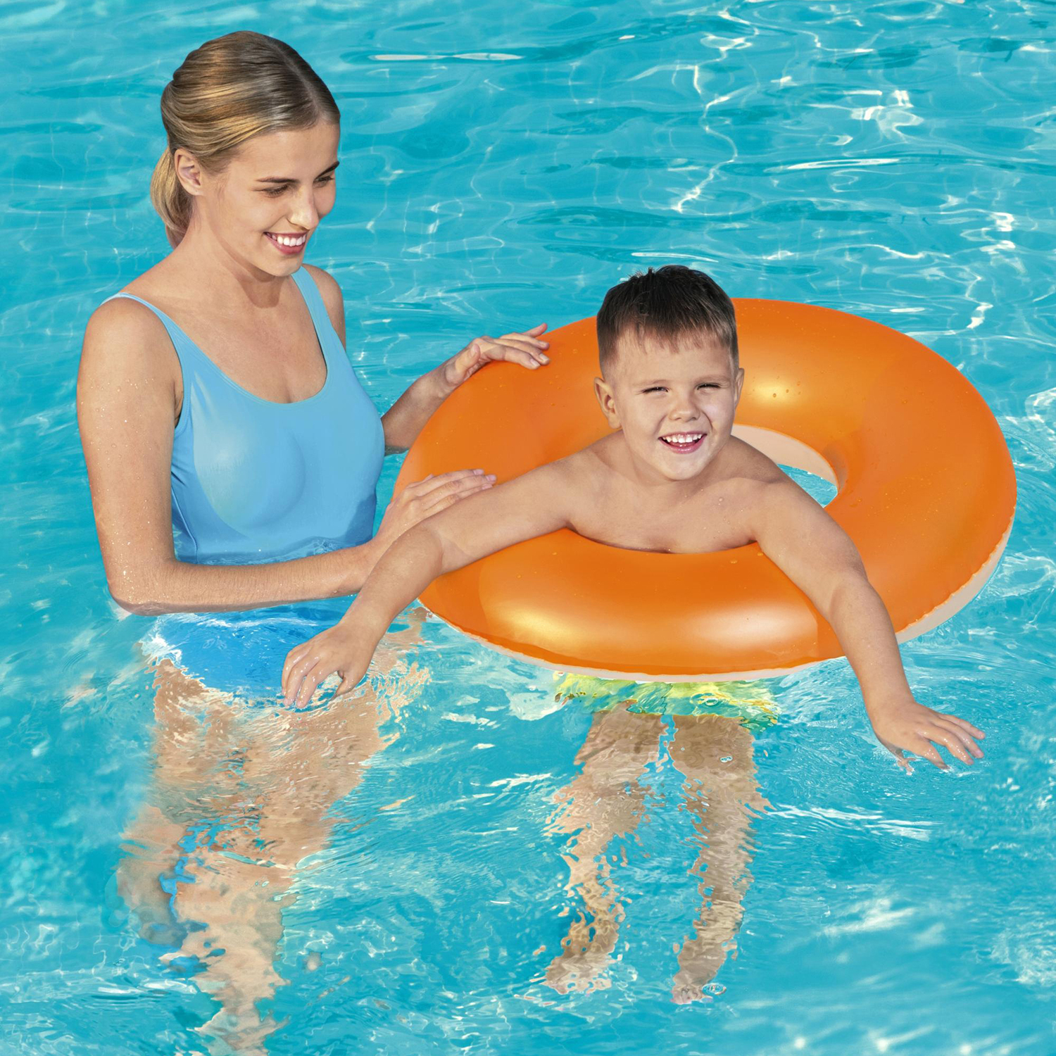 Schwimmring Frosted Neon Ø 76 cm, sortiert