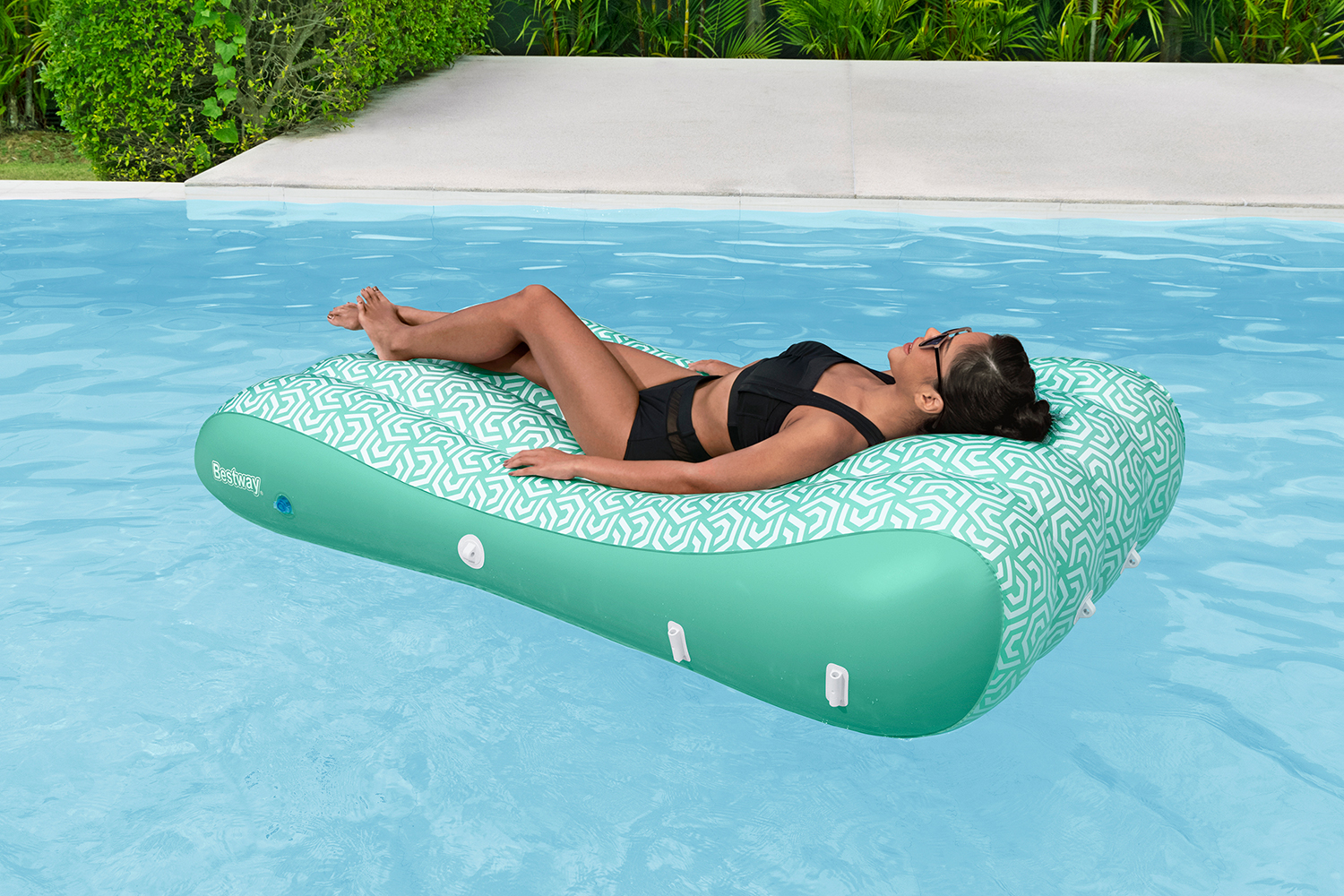 Luftmatratze Comfy Chill™ mit Sonnenschutzdach 178 x 102 cm