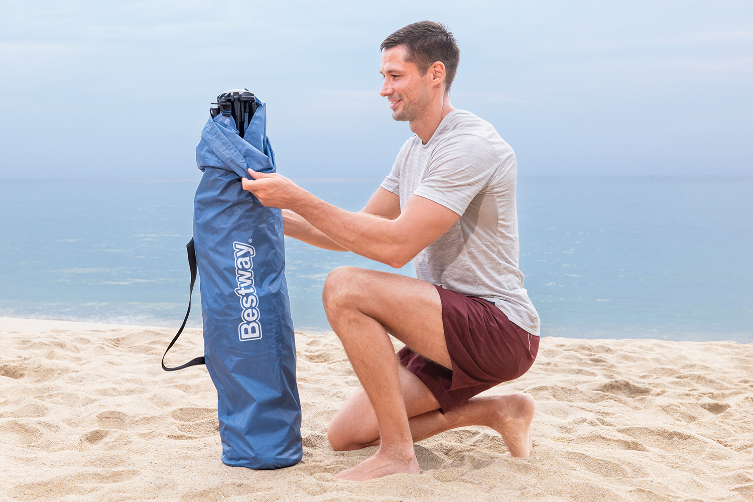 Strandmuschel Beach Dome™ mit SwiftClick™ -System 234 x 240 x 125 cm