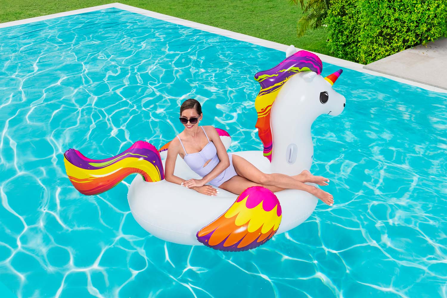Schwimmtier Einhorn 224 x 164 cm