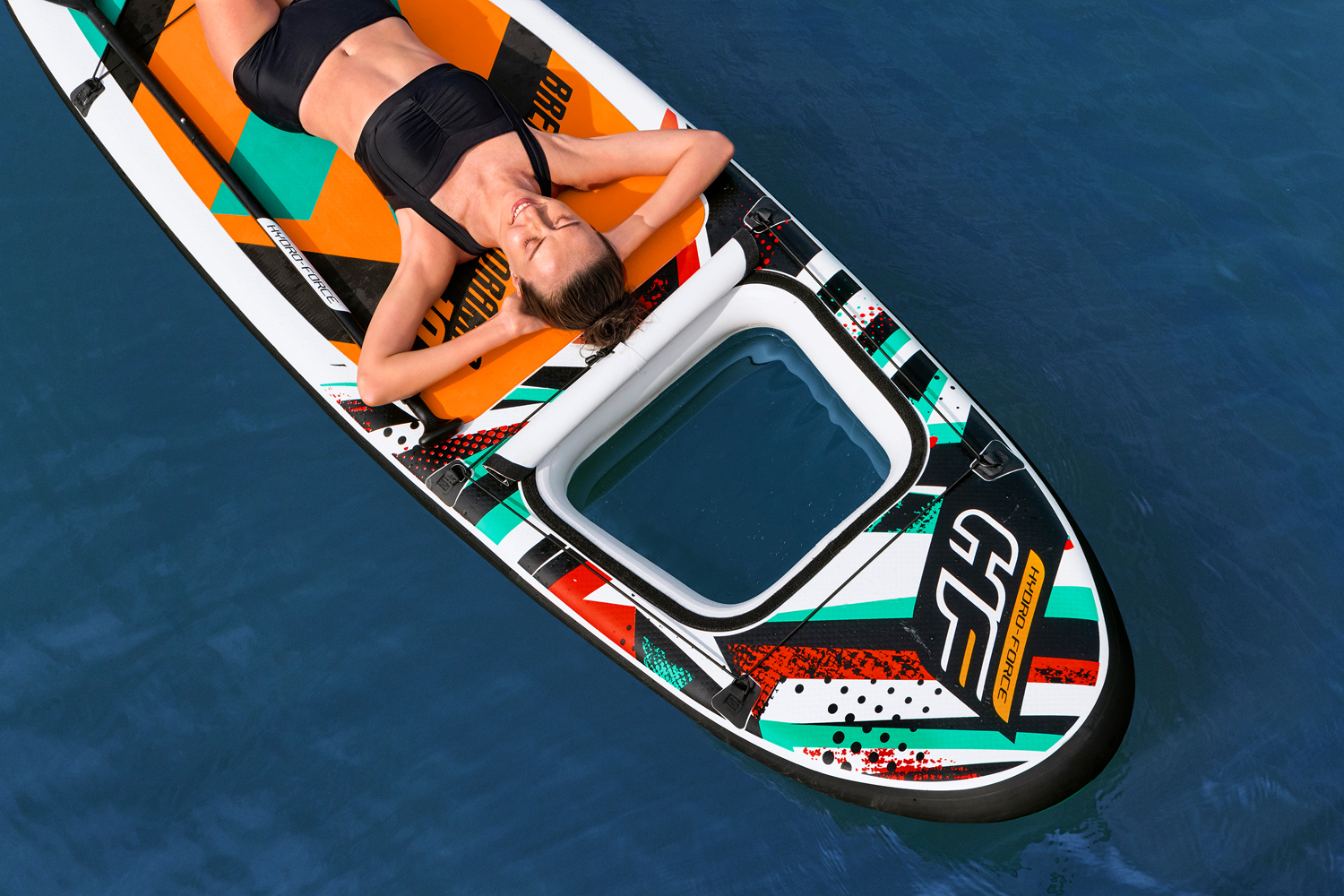 Hydro-Force™ SUP Allround Board-Set Breeze Panorama™ 305 x 84 x 12 cm