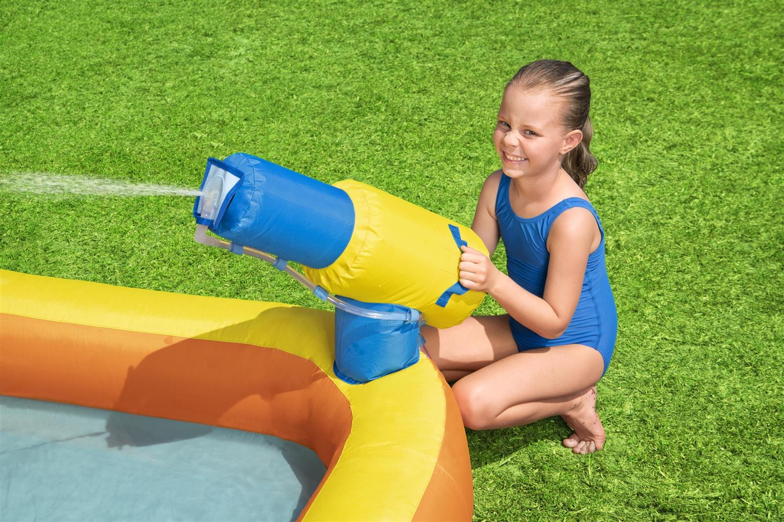 H2OGO!® Mega-Wasserpark mit Dauergebläse Speedway 551 x 502 x 265 cm