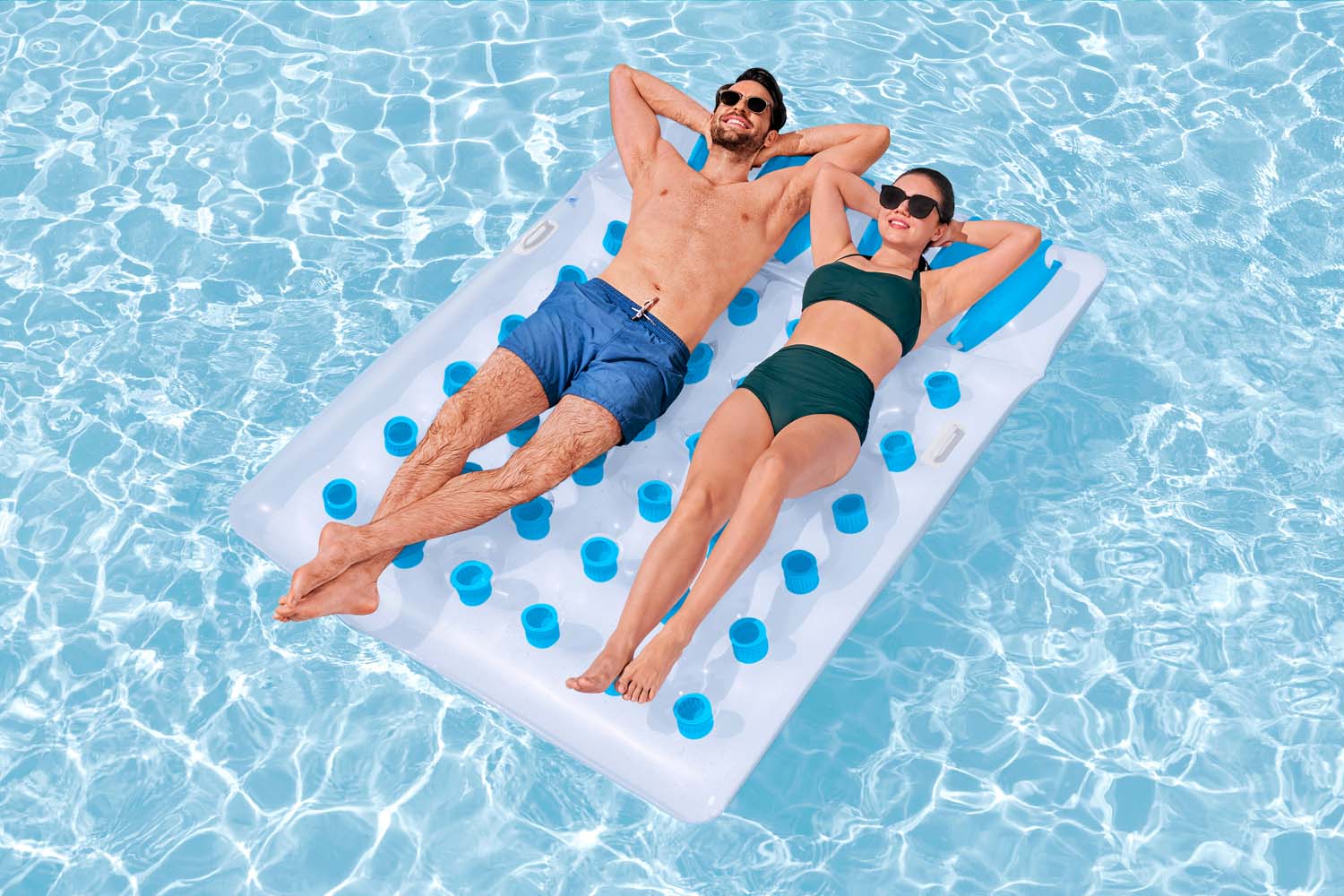 Bestway® 6'4" x 56"/1.93m x 1.42m Double Beach Bed Lounge