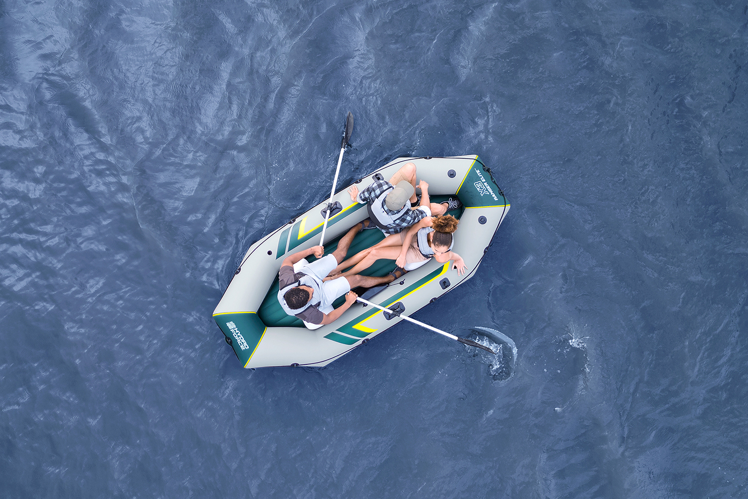 Hydro-Force™ Schlauchboot Komplett Set Ranger Elite™ X3 295 x 130 x 46 cm