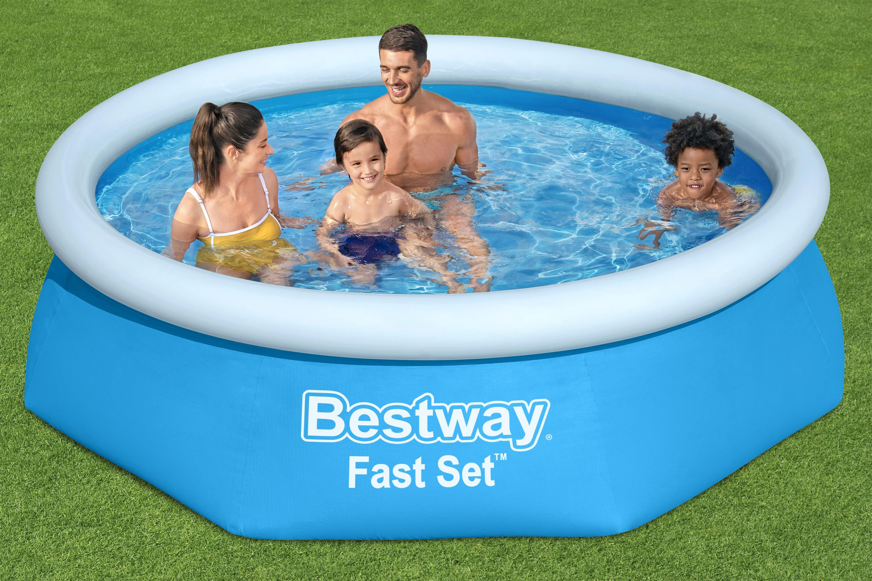 Fast Set™ Aufstellpool ohne Pumpe Ø 244 x 61 cm, blau, rund