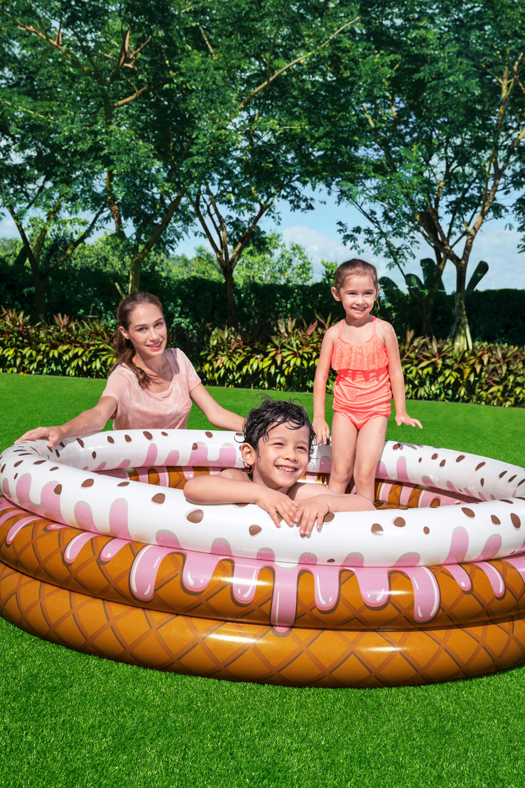 Bestway® ?63" x H15"/?1.60m x H38cm Sundae Funday Kiddie Pool