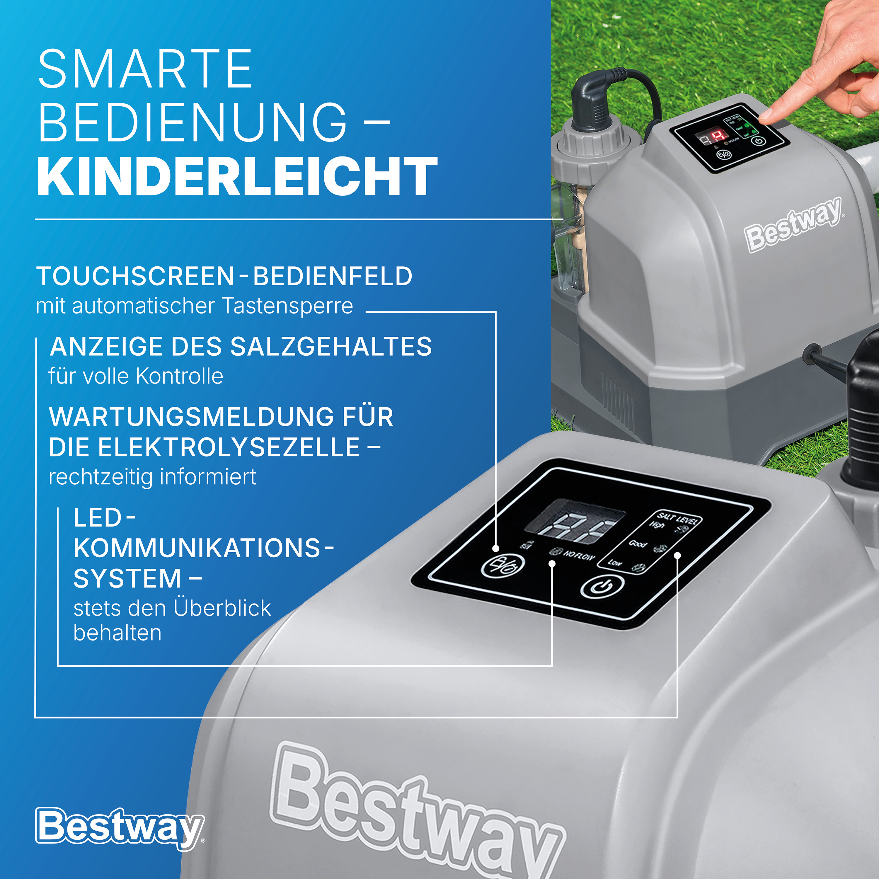 Salzwasseranlage Hydrogenic™ 12 g/h, 100 W