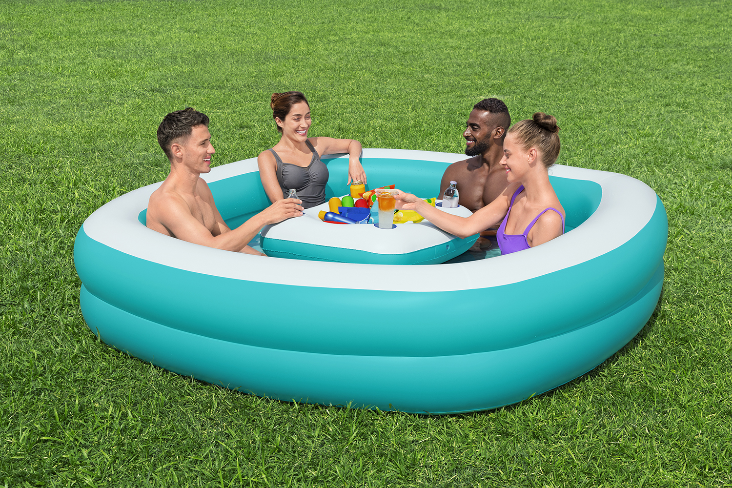Family Pool Sippin Summer™ 218 x 218 x 48 cm