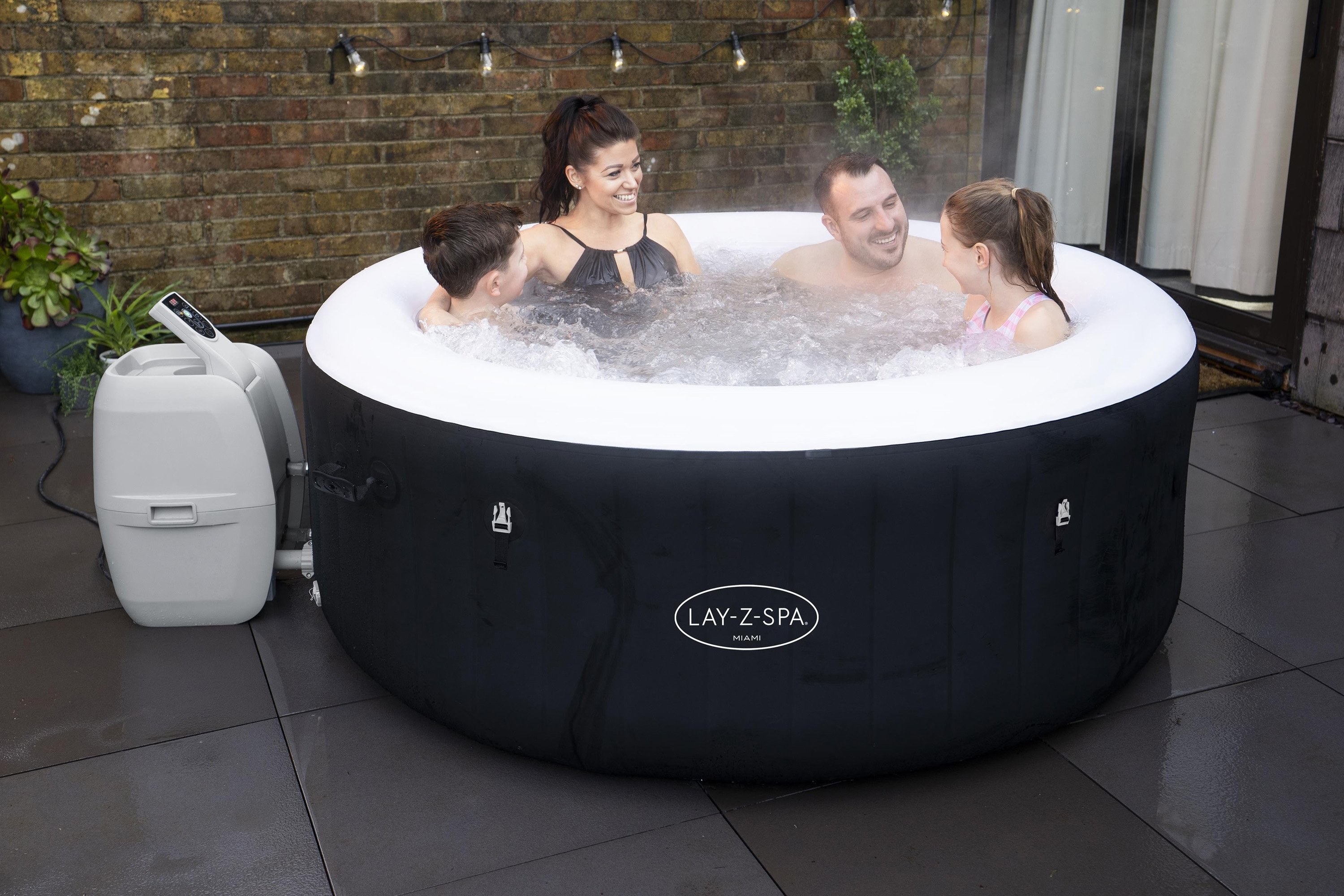 LAY-Z-SPA® Whirlpool Miami AirJet™ Ø 180 x 66 cm, rund