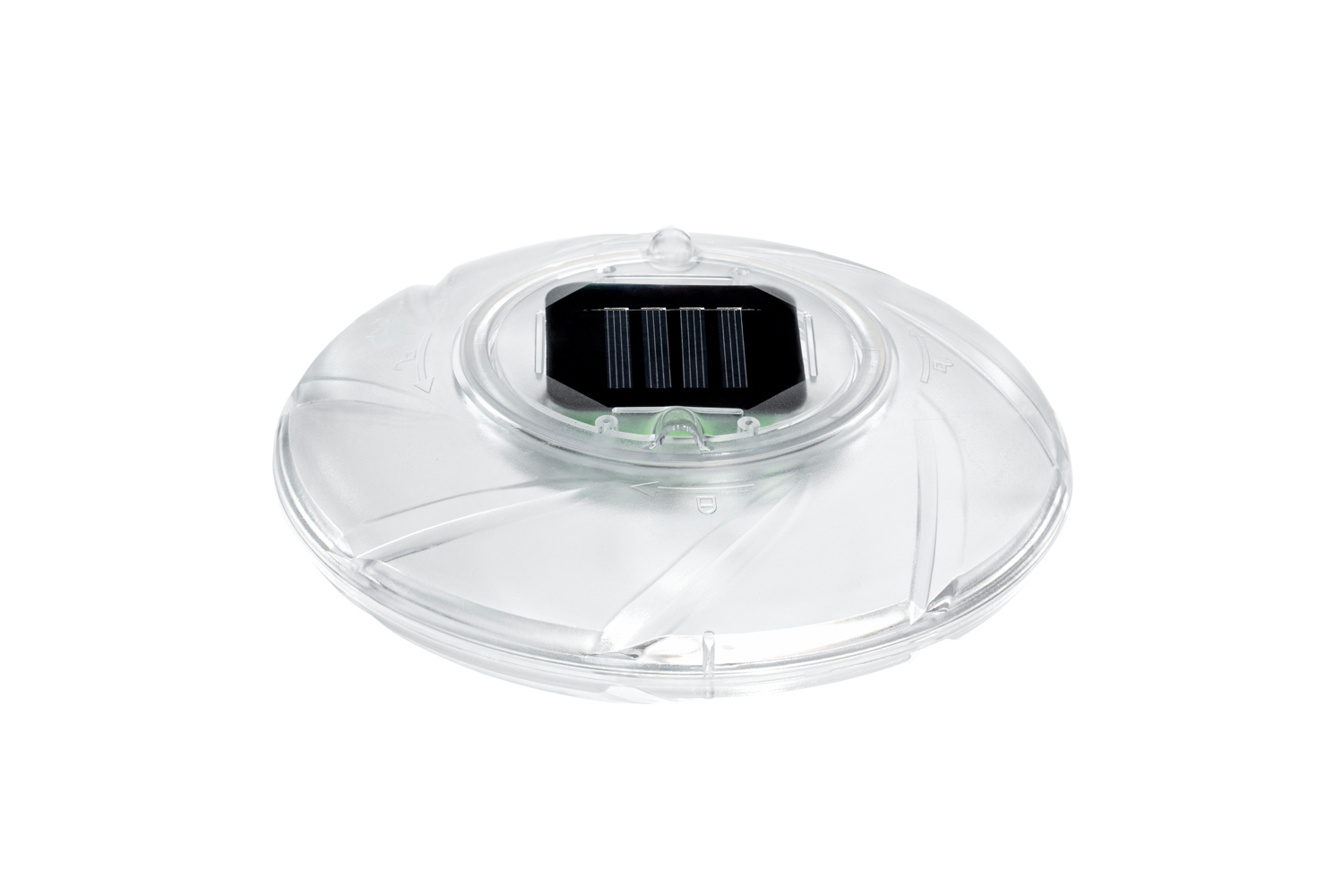schwimmende Solar-LED-Poolleuchte, Ø 18 cm