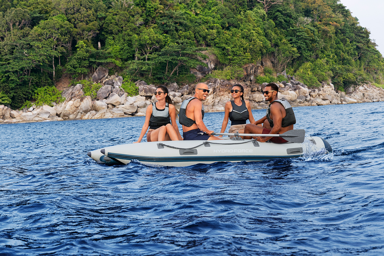 Hydro Force® Sportboot Komplett-Set Beacon Elite™ 335 x 160 x 47 cm Hydro Force® Sportboot Komplett-Set Beacon Elite™ 335 x 160 x 47 cm