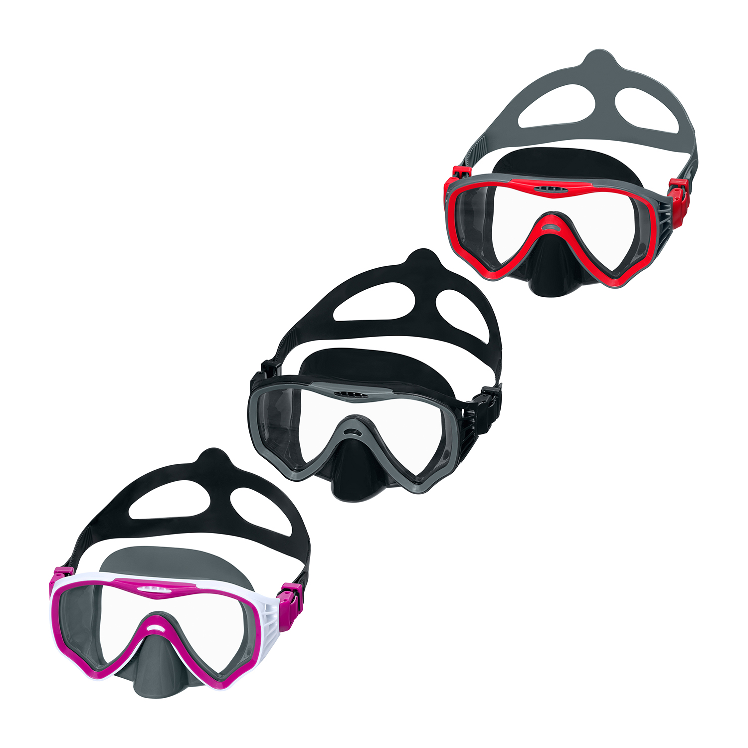 Crusader Pro™ Tauchmaske ab 14 Jahren, sortiert