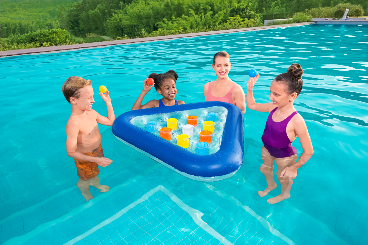 Schwimmendes Pong-Spiel 105 x 79 cm
