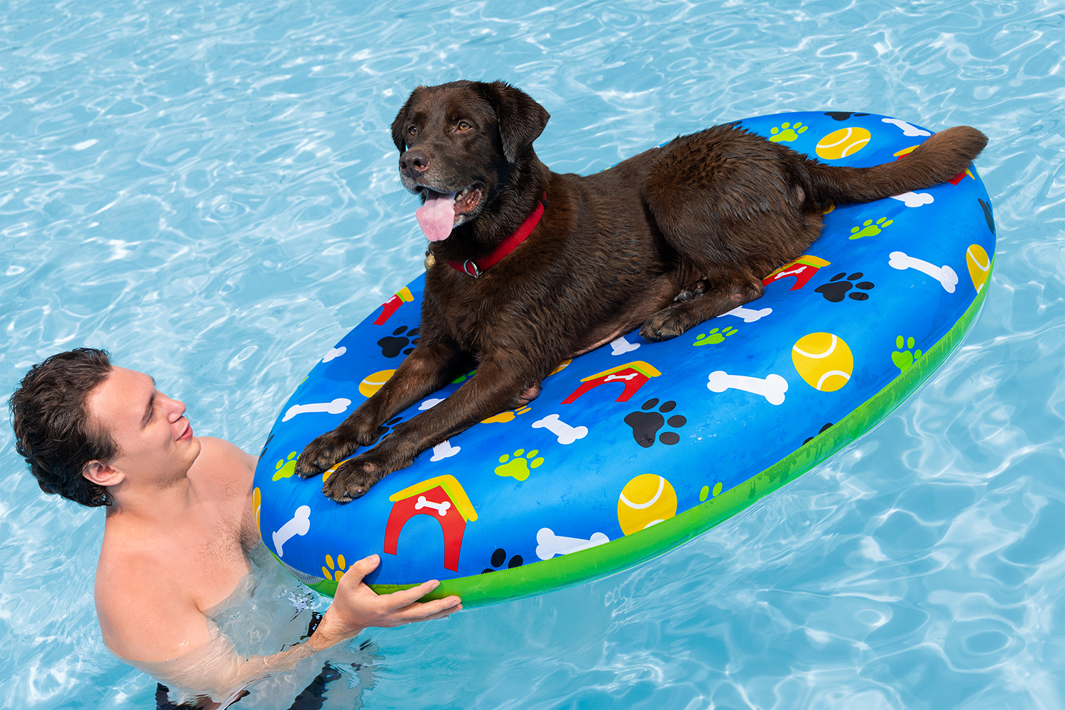 Luftmatratze Pfote für Haustiere 142 x 95 x 17 cm Luftmatratze Pfote für Haustiere 142 x 95 x 17 cm