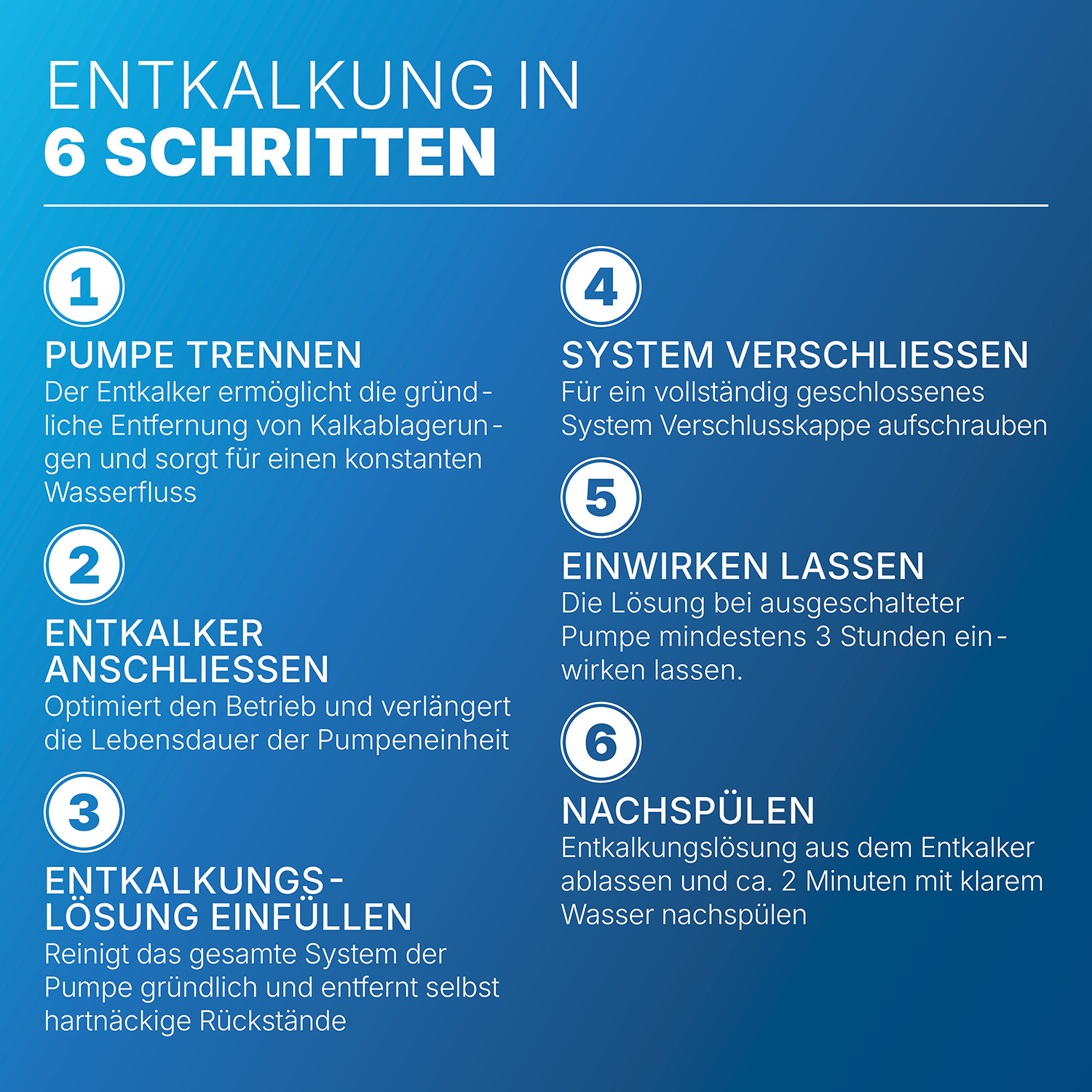 LAY-Z-SPA® Entkalker für alle LAY-Z-SPA® Pumpeneinheiten