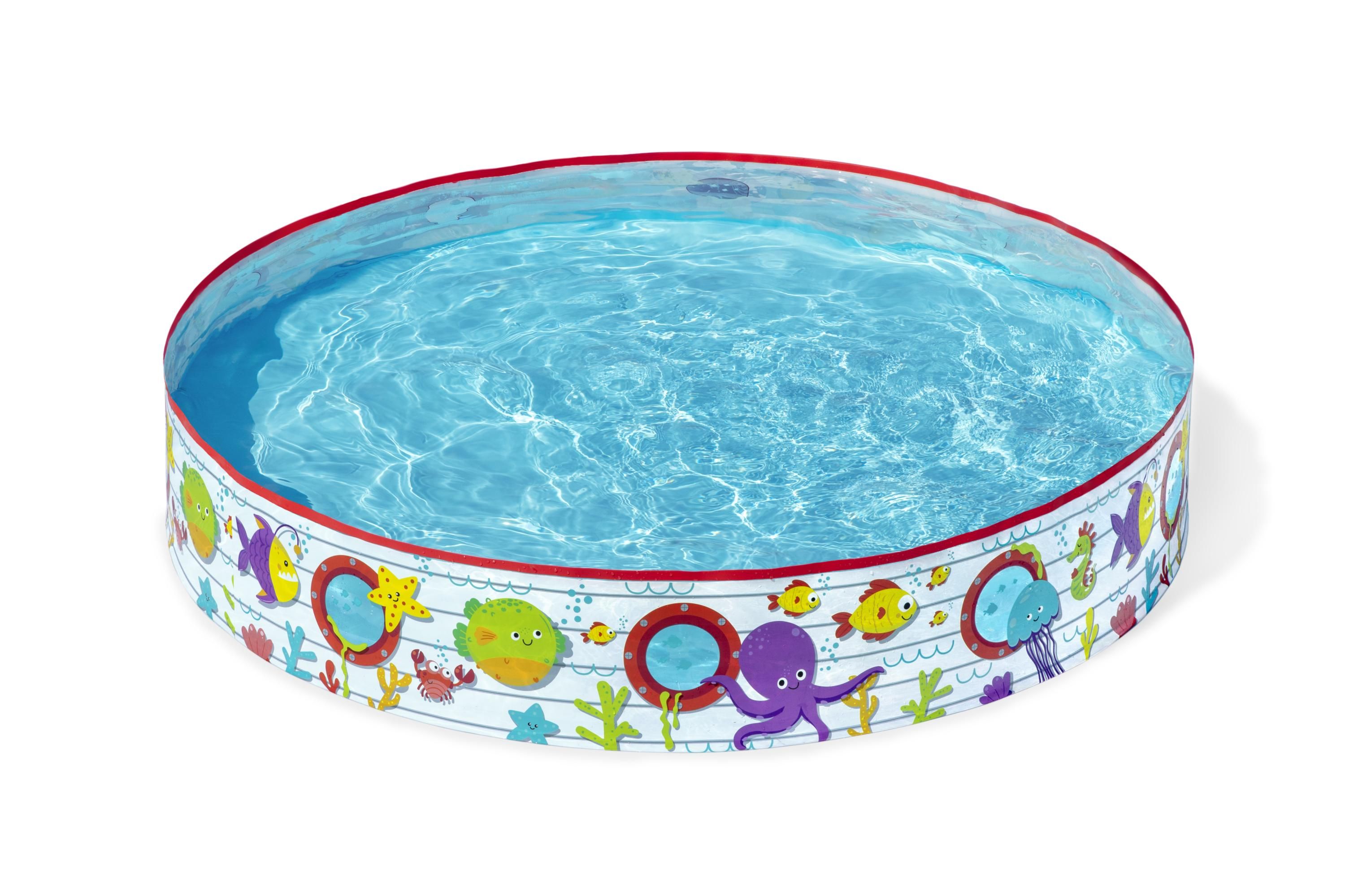 Fill 'N Fun Planschbecken Unterwasserwelt Ø 152 x 25 cm