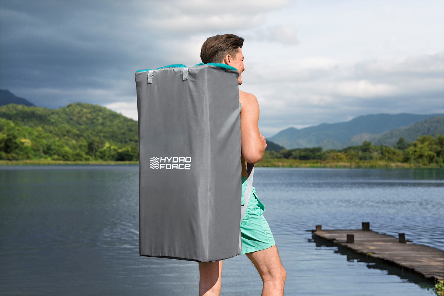 Hydro Force® SUP Allround Board-Set Aqua Journey™ 274 x 76 x 12 cm