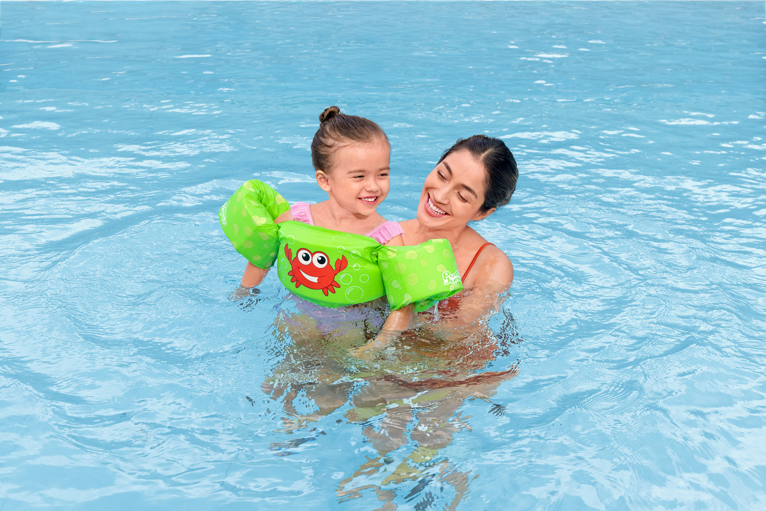 Puddle Jumper® Schwimmflügelweste Kleine Krabbe mit Textilbezug, 2-6 Jahre