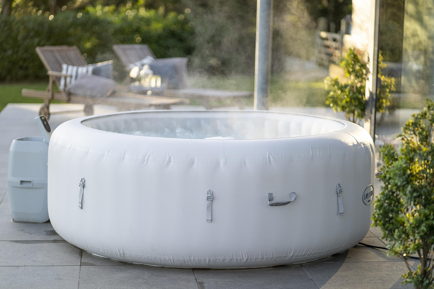 LAY-Z-SPA® LED-Whirlpool Paris AirJet™ Ø 196 x 66 cm, rund