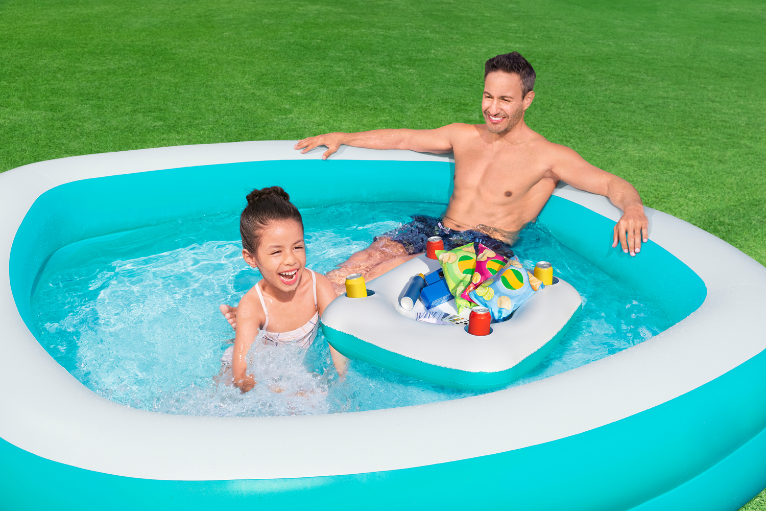Family Pool Sippin Summer™ 218 x 218 x 48 cm