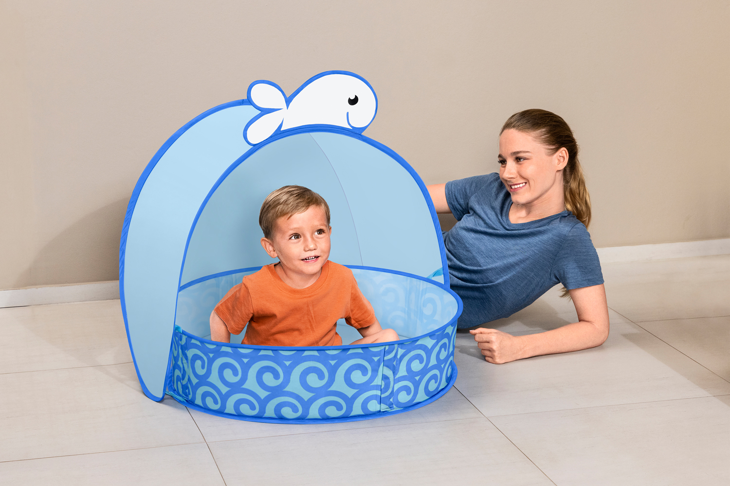 Pop-Up n' Splash™ Planschbecken mit Sonnenschutzdach 78 x 68 x 60 cm
