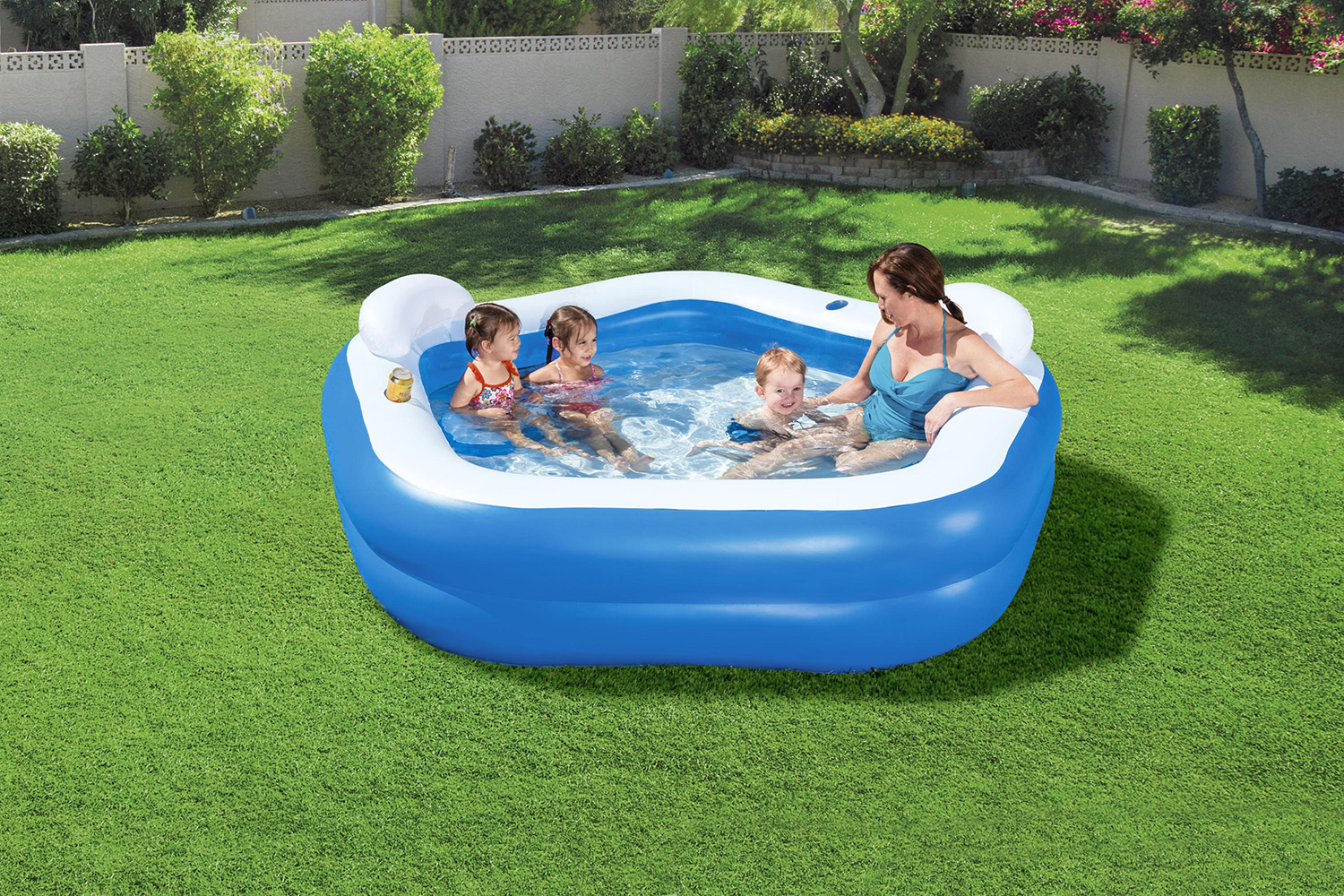 Family Fun Pool 213 x 206 x 69 cm, eckig