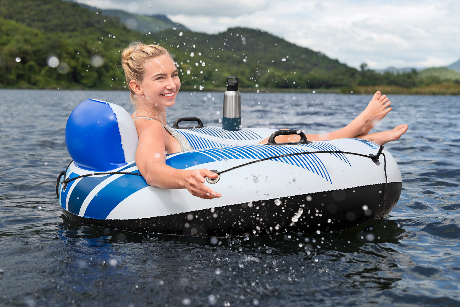Hydro Force® Schwimmring Rapid Rider™ mit Rückenlehne Ø 135 cm
