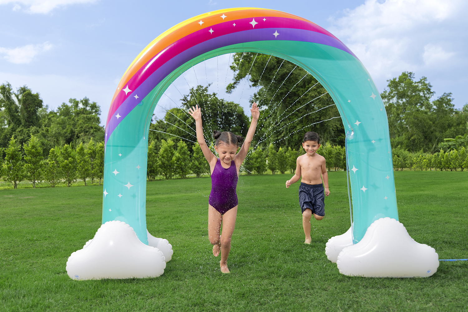 Wassersprinkler Riesen-Regenbogen  221 x 71 x 193 cm