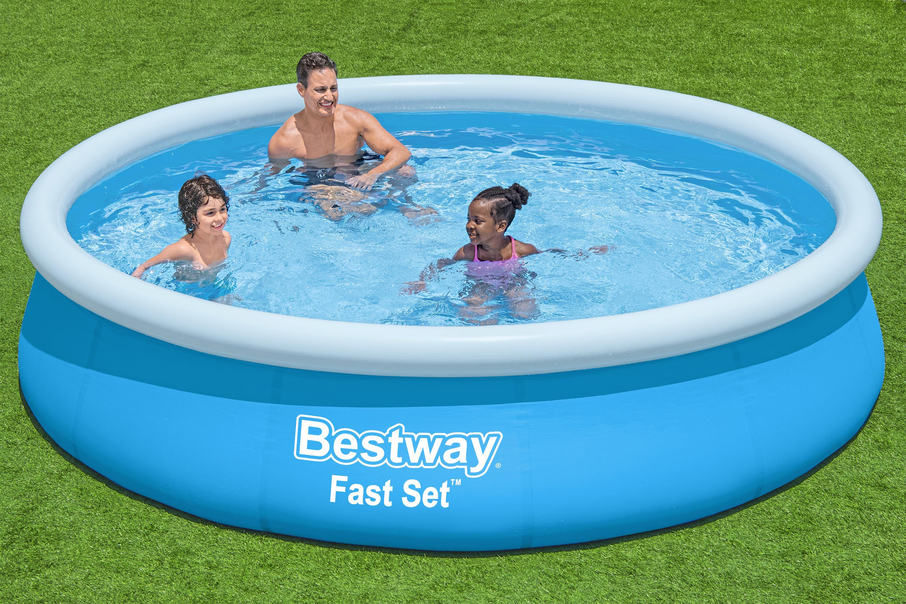 Fast Set™ Aufstellpool Set mit Filterpumpe Ø 366 x 76 cm, blau, rund