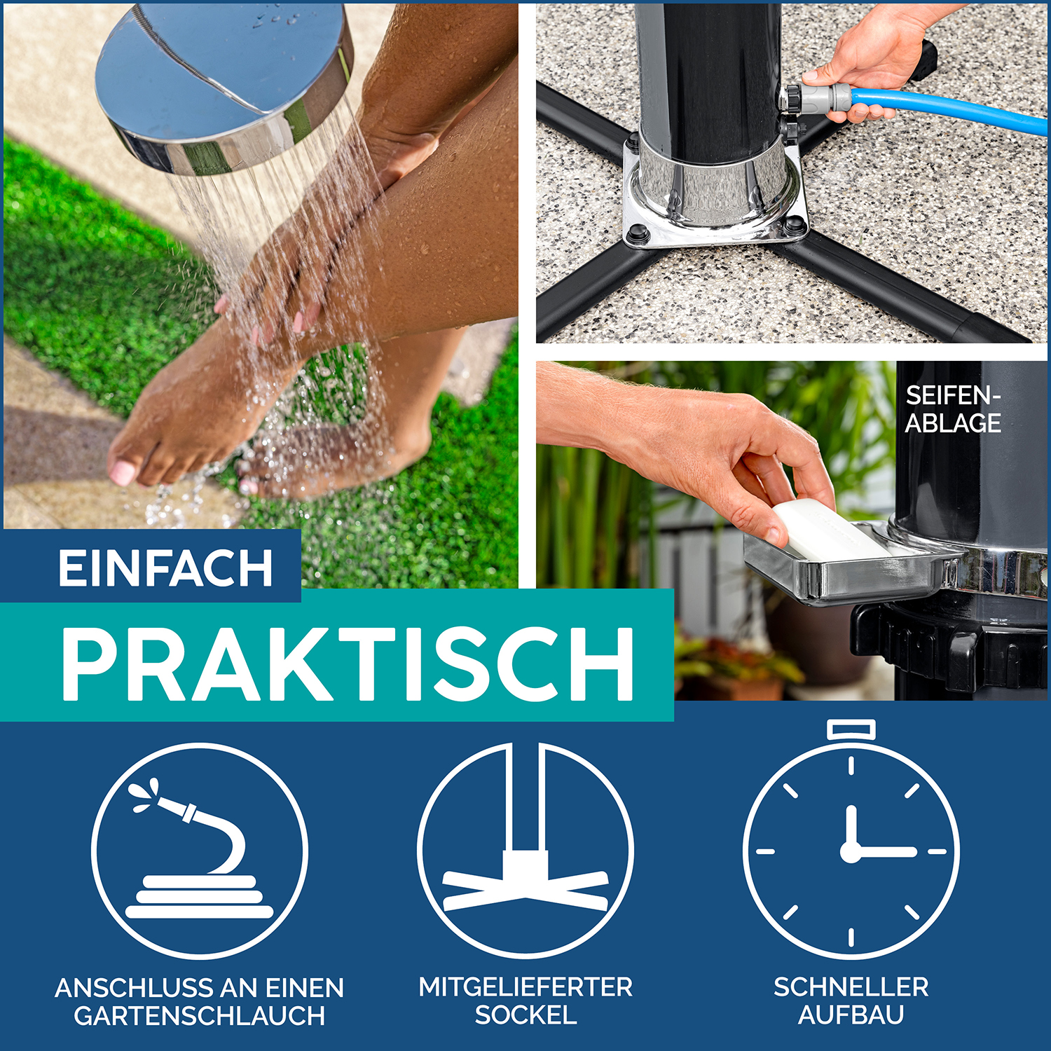 Gartendusche Solarflow™ 35 Liter