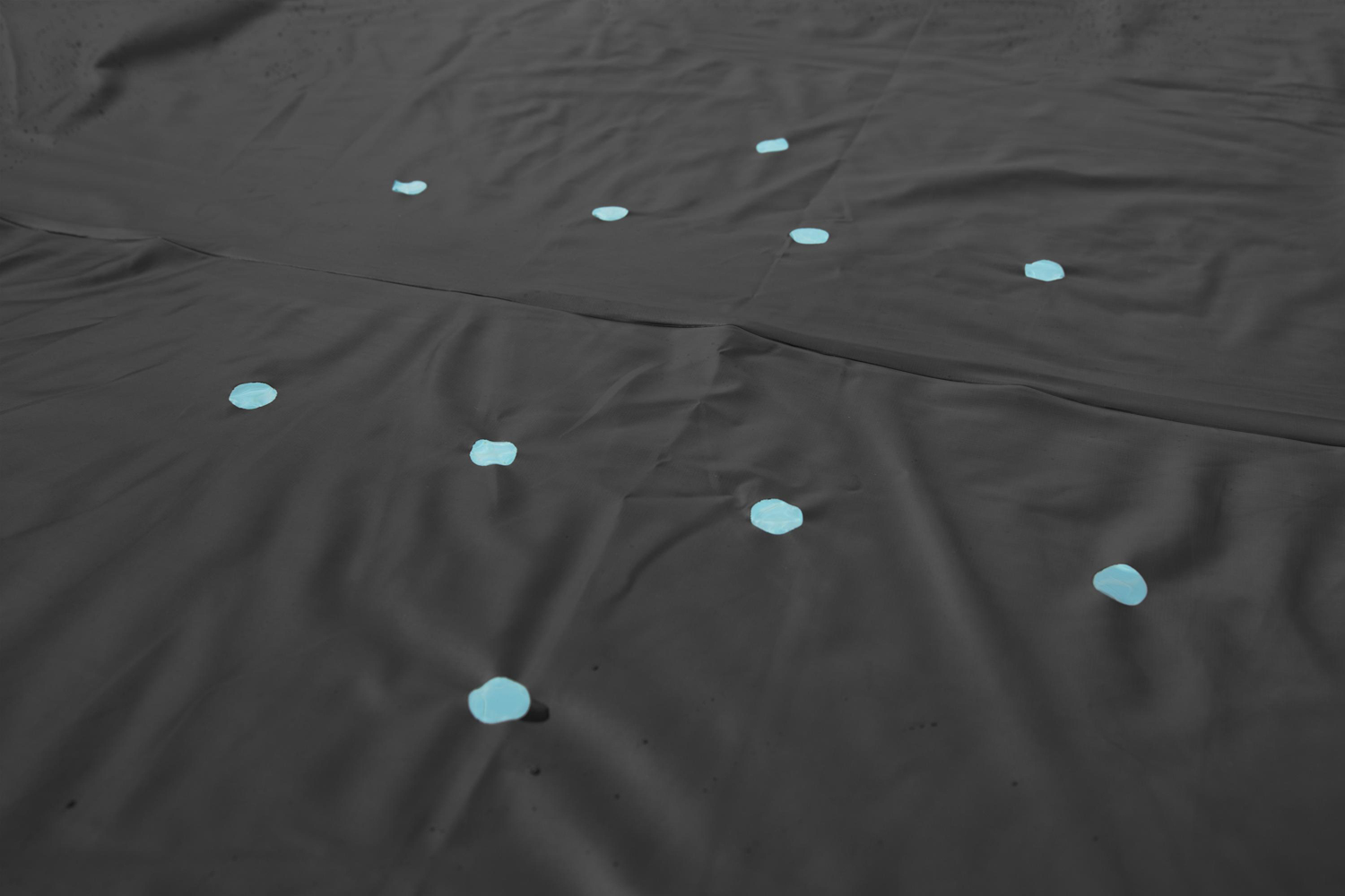 PVC-Abdeckplane 269 x 179 cm, schwarz, eckig
