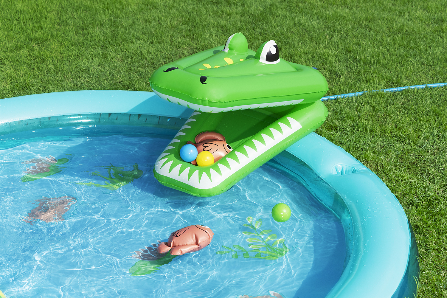 Wasserspielcenter Krokodil 224 x 181 x 72 cm