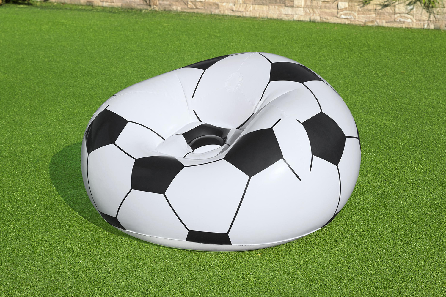 Up, In & Over™ 45" x 44" x 26"/1.14m x 1.12m x 66cm Beanless Soccer Ball Chair