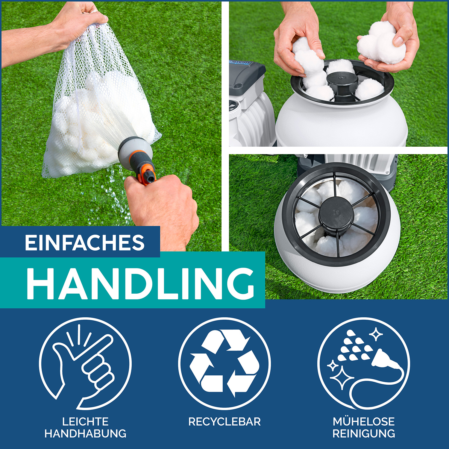 Polysphere™ Filterbälle für Sandfilteranlagen, 500 g Polysphere™ Filterbälle für Sandfilteranlagen, 500 g