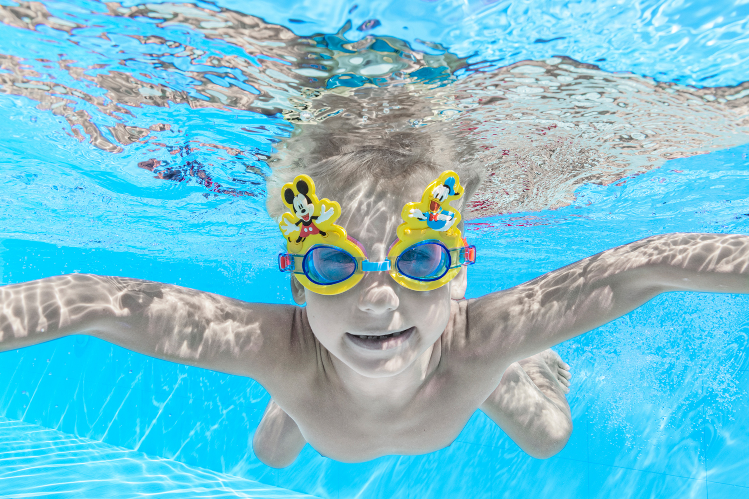 Disney® Schwimmbrille Mickey Maus & Donald Duck ab 3 Jahren