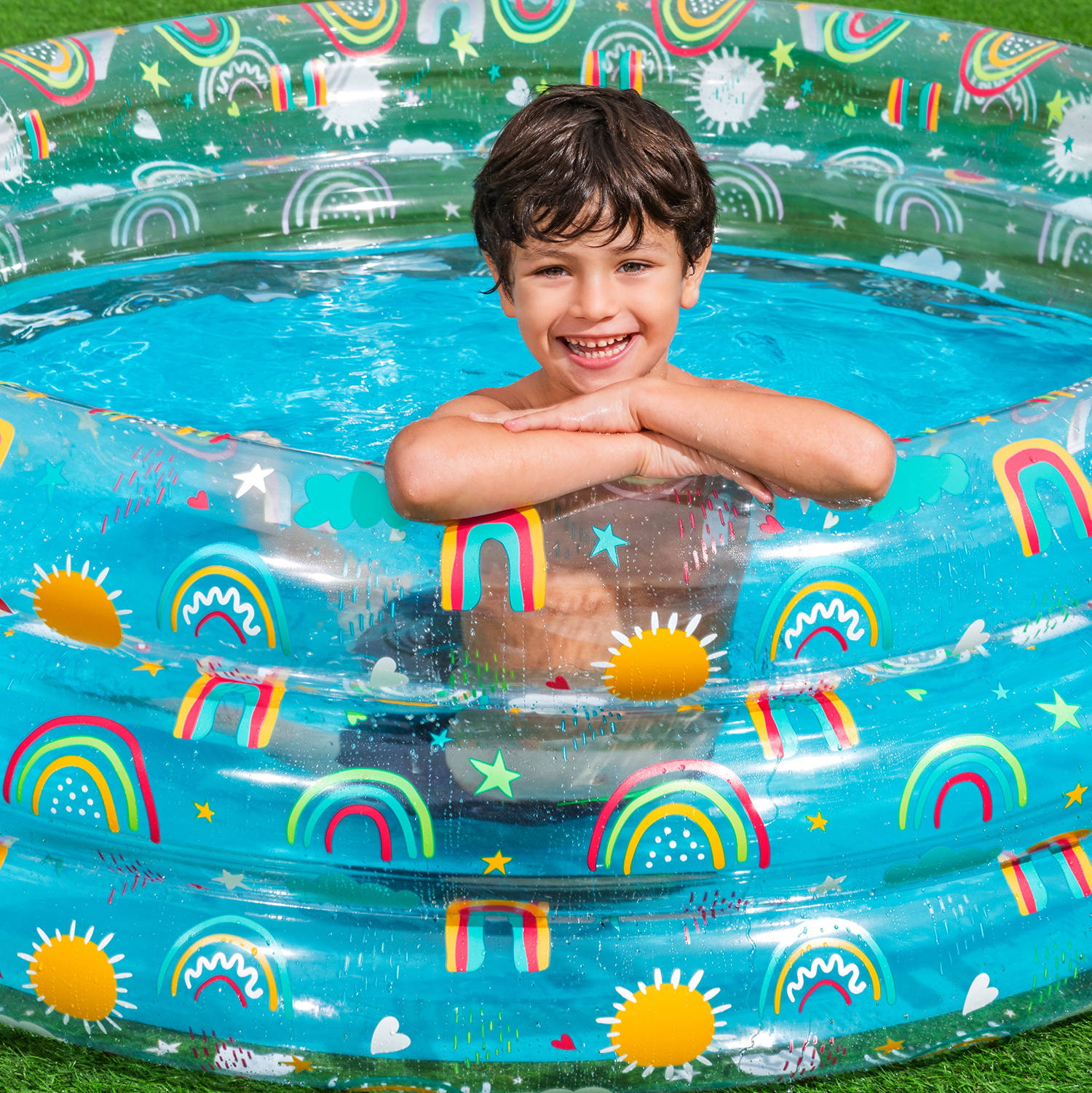 Planschbecken Rainbow Splash™ Ø 150 x 53 cm Planschbecken Rainbow Splash™ Ø 150 x 53 cm