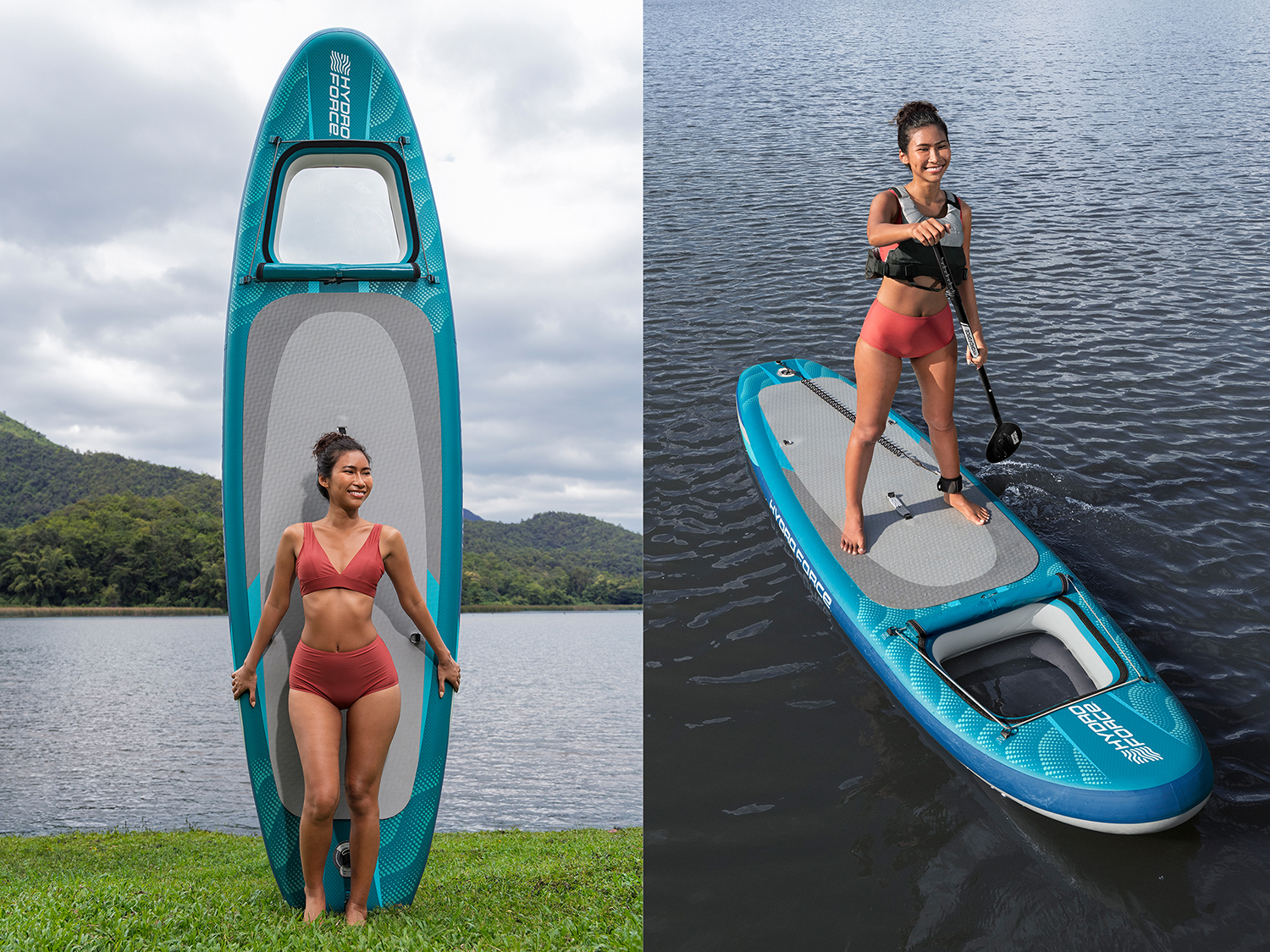 Hydro Force® SUP Freizeit Board-Set Aqua Drifter™ View 335 x 91,5 x 15 cm