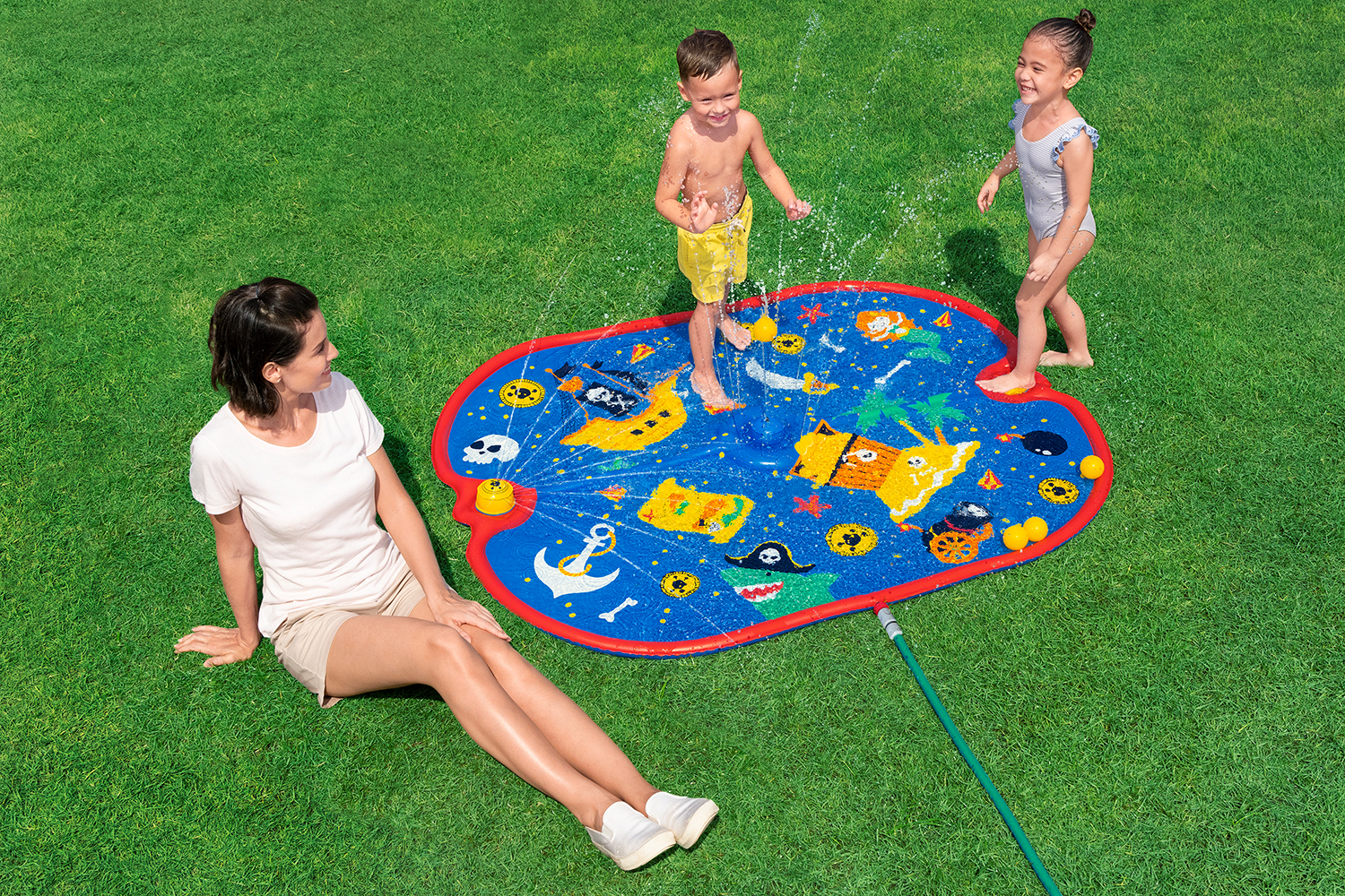 Wassermatte Pirat 170 x 140 cm