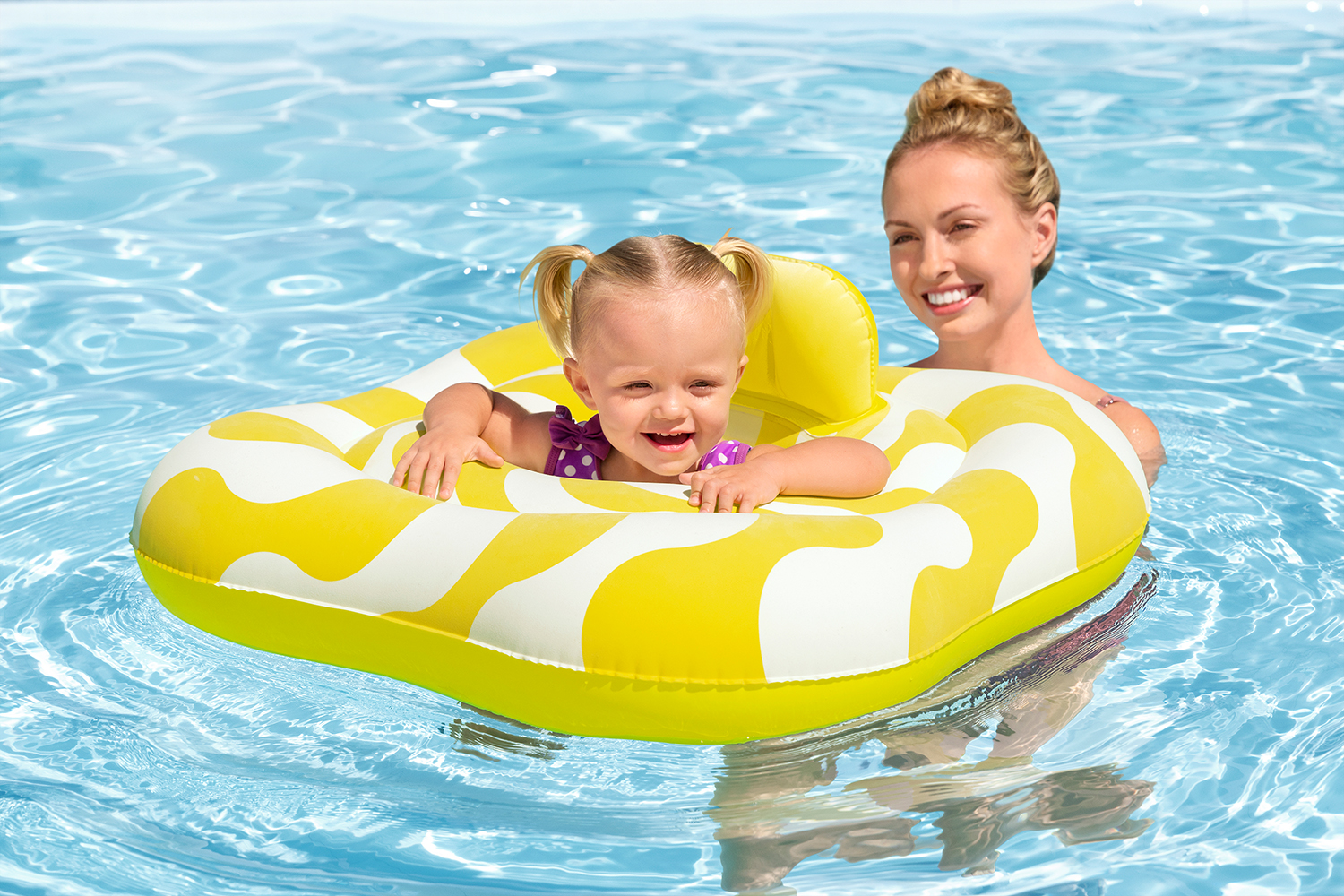 Swim Safe ABC™ Schwimmsitz Stufe A mit Samtoberfläche 1-2 Jahre