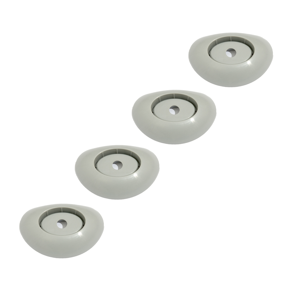 Bestway® Spare Part Leg cap set (grey / 4 pieces) for various Power Steel™ pools Ø 488/549/610/671 cm, round