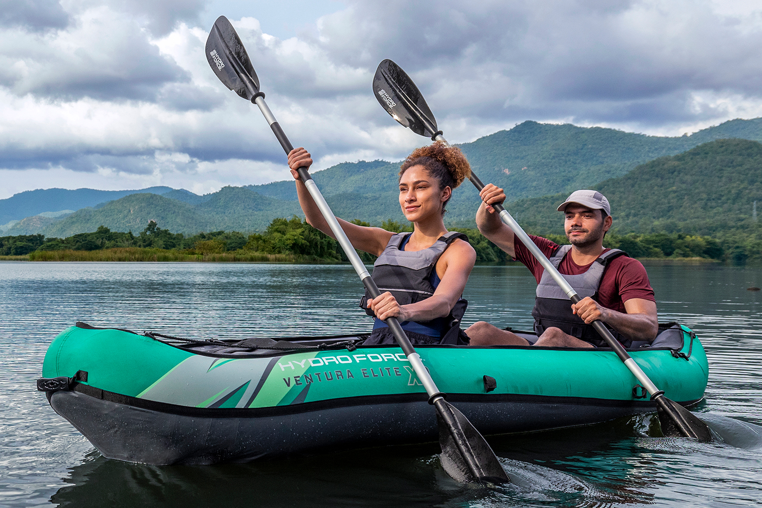 Hydro-Force™ Kajak-Set Ventura Elite™ X2 330 x 86 x 48 cm