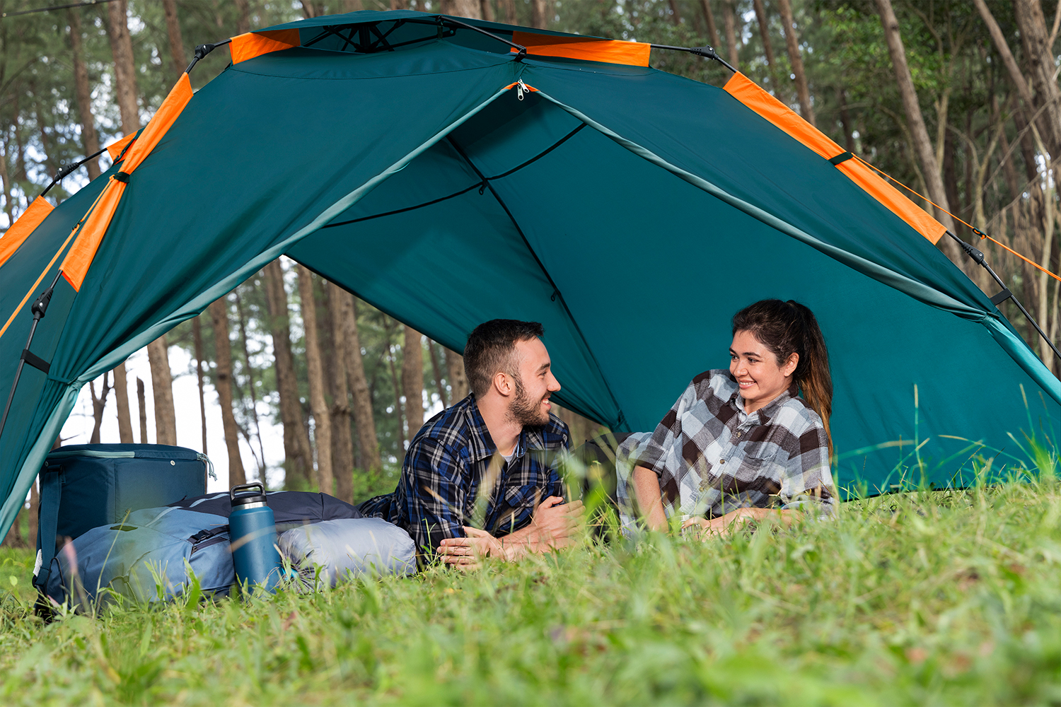 4-Personen-Zelt Alpine Dome™ mit SwiftClick™ -System 350 x 240 x 138 cm