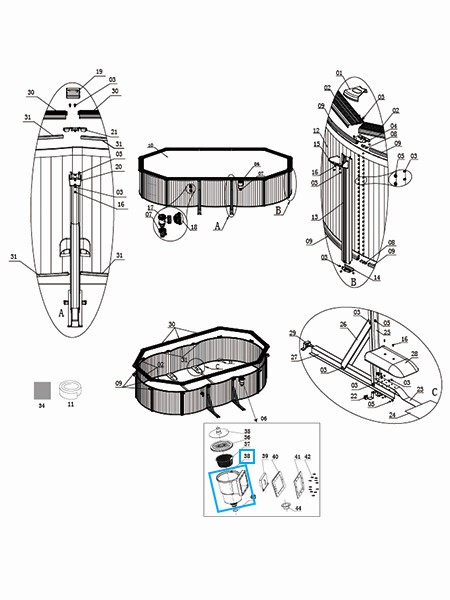 Skimmer Shell for SWP