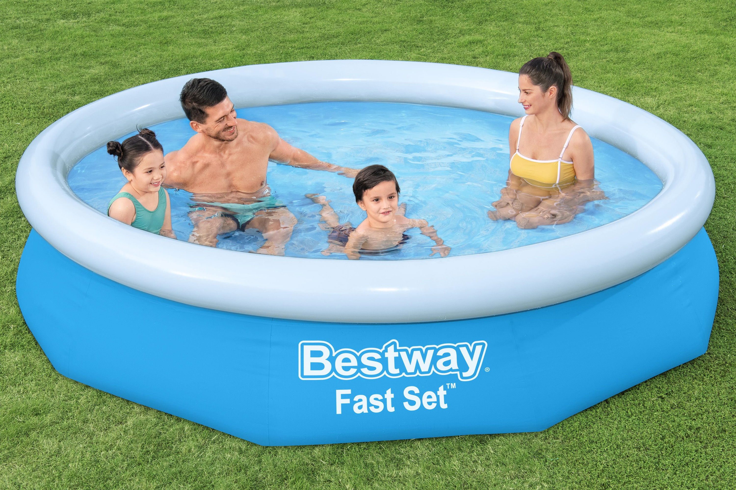 Fast Set™ Aufstellpool Set mit Filterpumpe Ø 305 x 66 cm, blau, rund