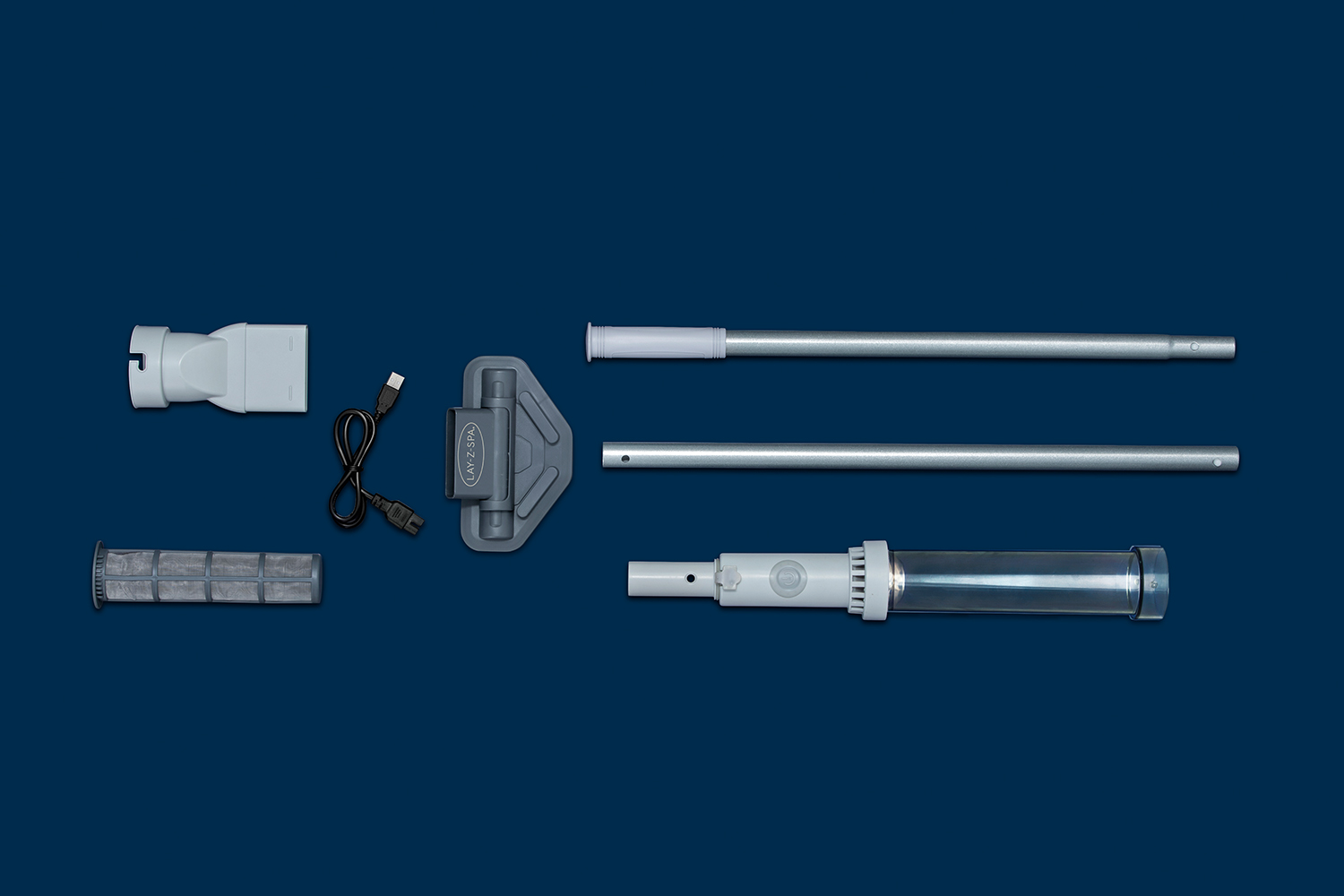 LAY-Z-SPA® Xtras akkubetriebener Pool- und Whirlpoolsauger 150 x 16,8 x 9,6 cm LAY-Z-SPA® Xtras akkubetriebener Pool- und Whirlpoolsauger 150 x 16,8 x 9,6 cm