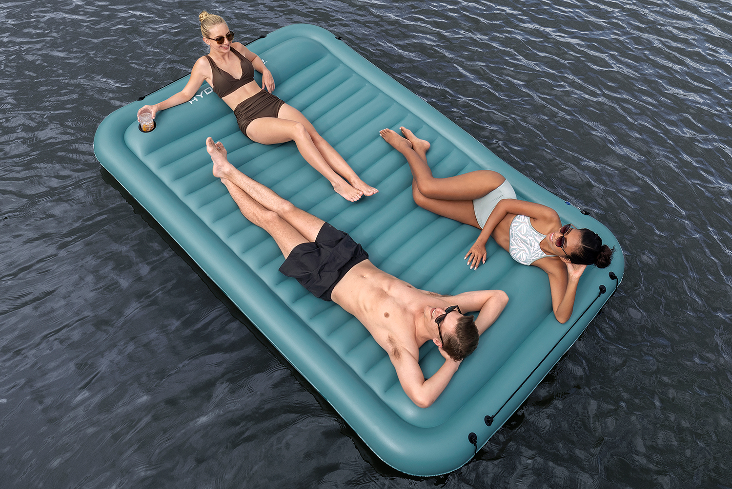 Hydro Force® Schwimmende Plattform Sun Soaker™ 290 x 191 cm