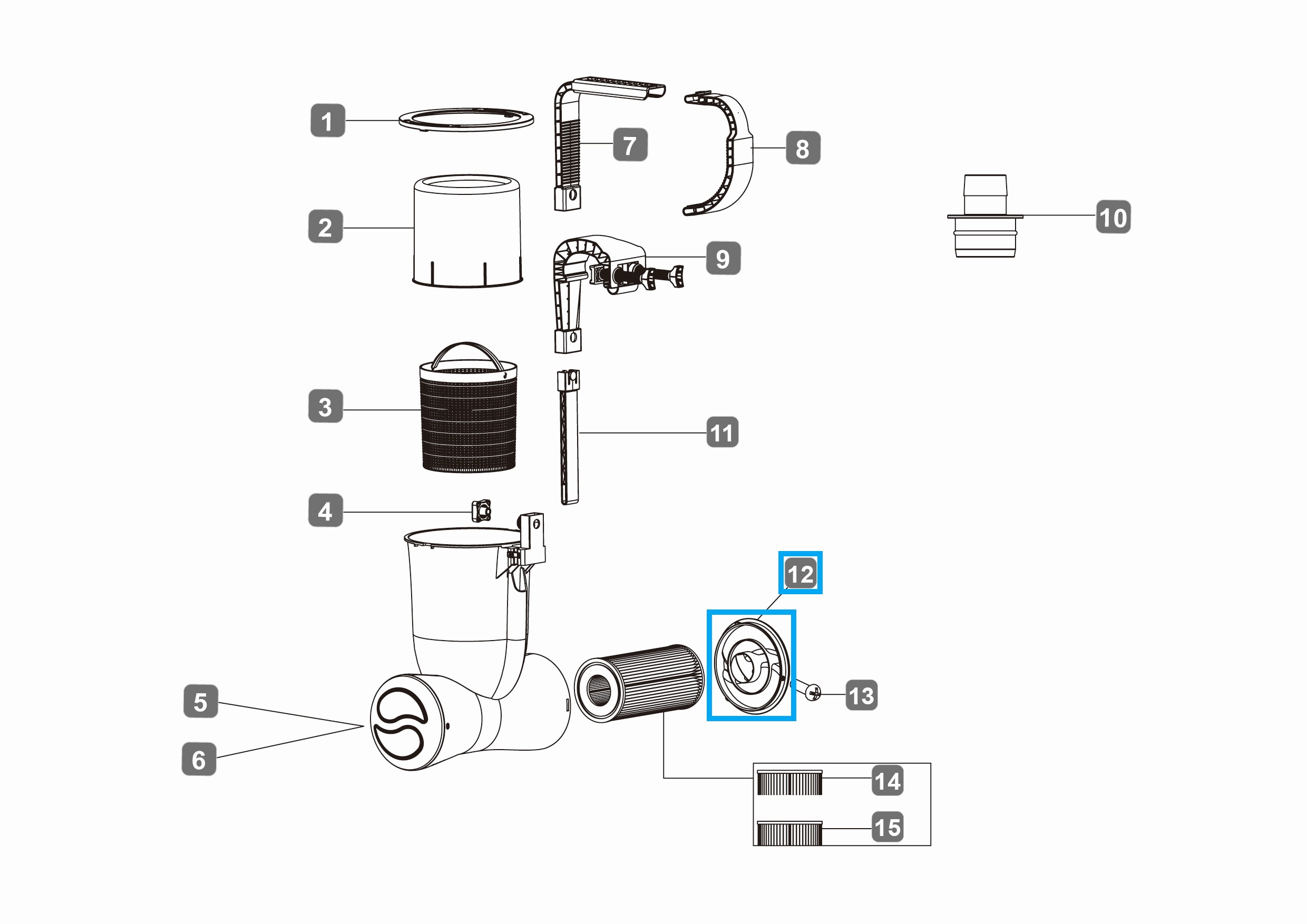 Bestway® Spare Part Filter cover (orange) for Flowclear™ Skimatic™ filter units (2.574 / 3.974 l/h) Bestway® Spare Part Filter cover (orange) for Flowclear™ Skimatic™ filter units (2.574 / 3.974 l/h)